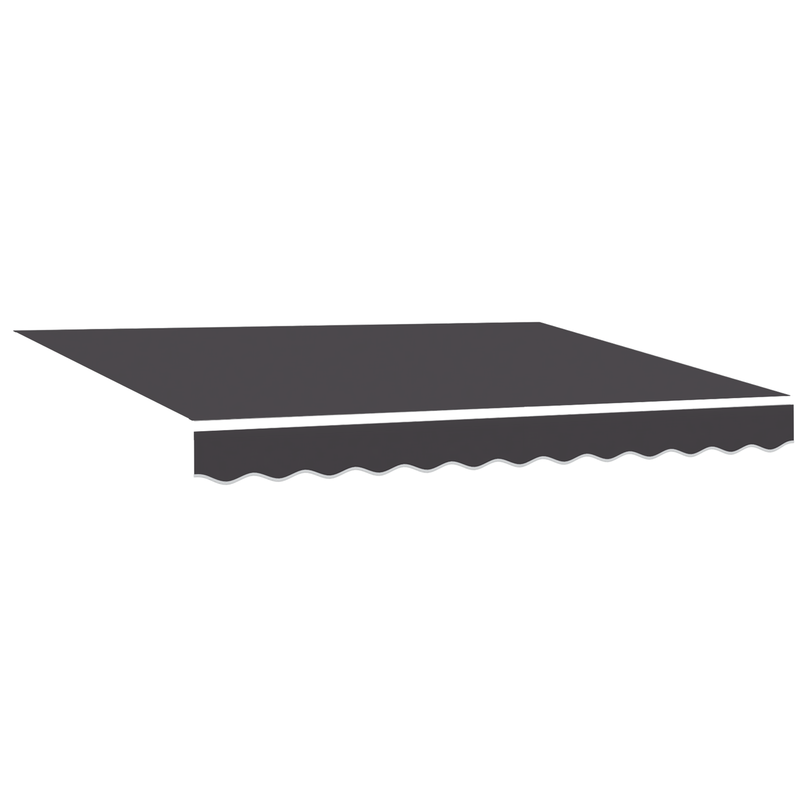 markizės keitimo medžiaga 2.5x2 m rėmui antracito - Image 2