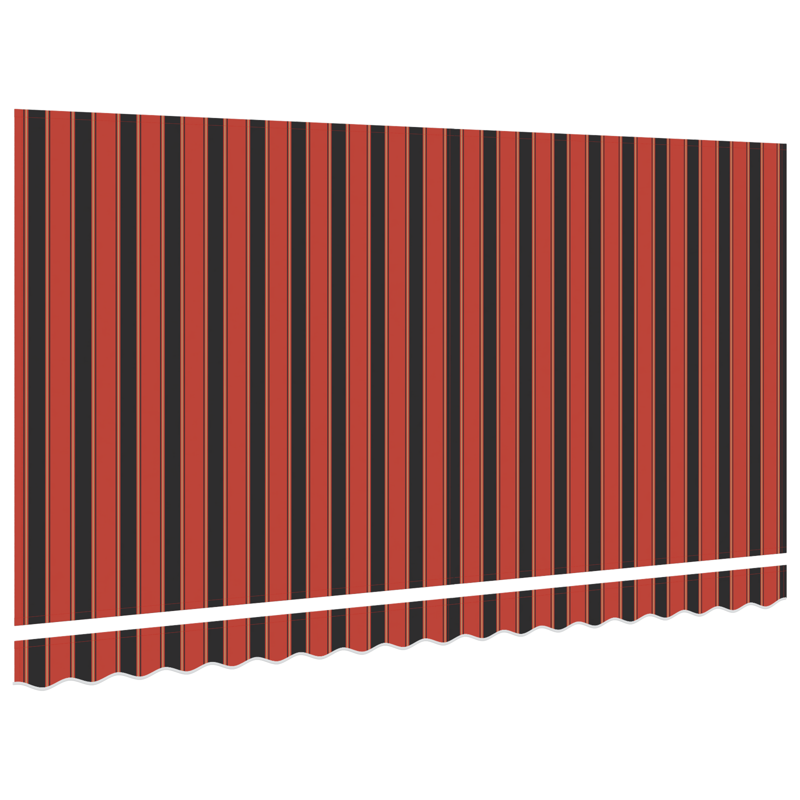 Awning Replacement Fabric for 4x2 m Frame Multicolour Stripe - Image 4