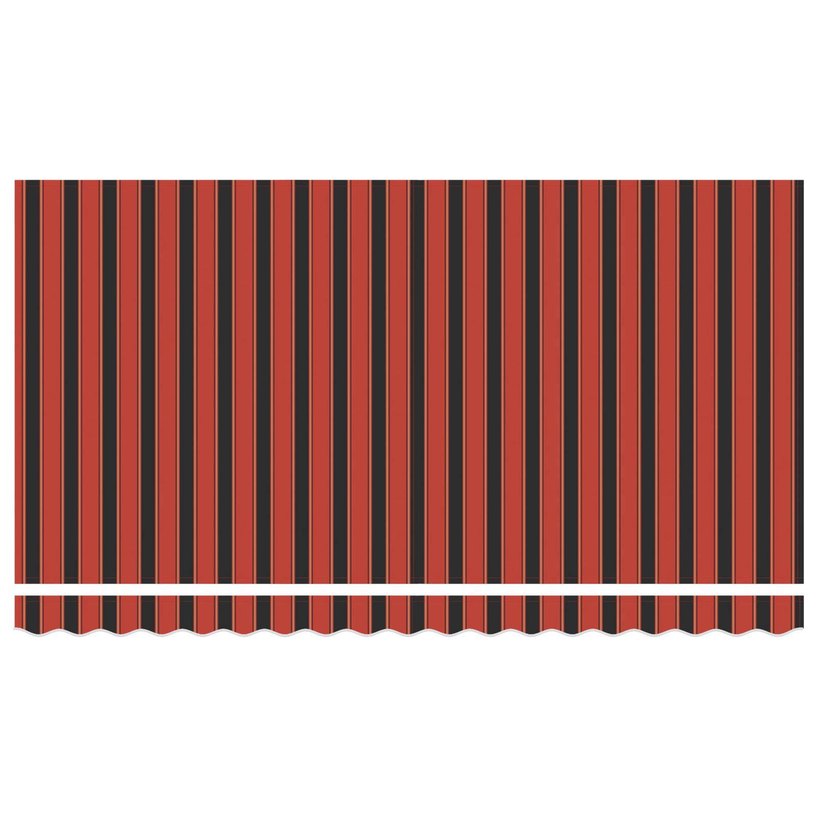 Awning Replacement Fabric for 4x2 m Frame Multicolour Stripe - Image 5