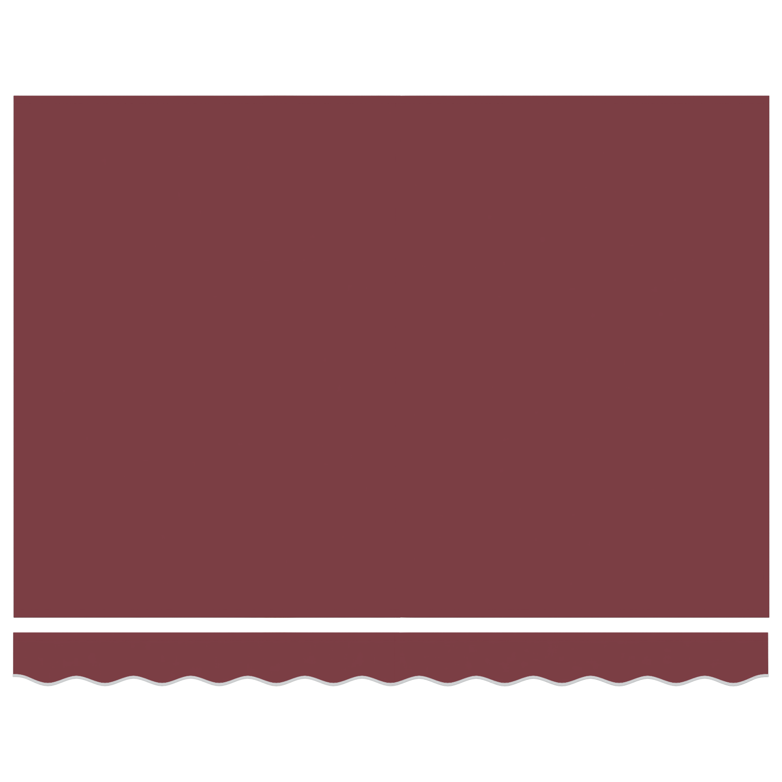 Awning Replacement Fabric for 2.5x2 m Frame Burgundy - Image 5