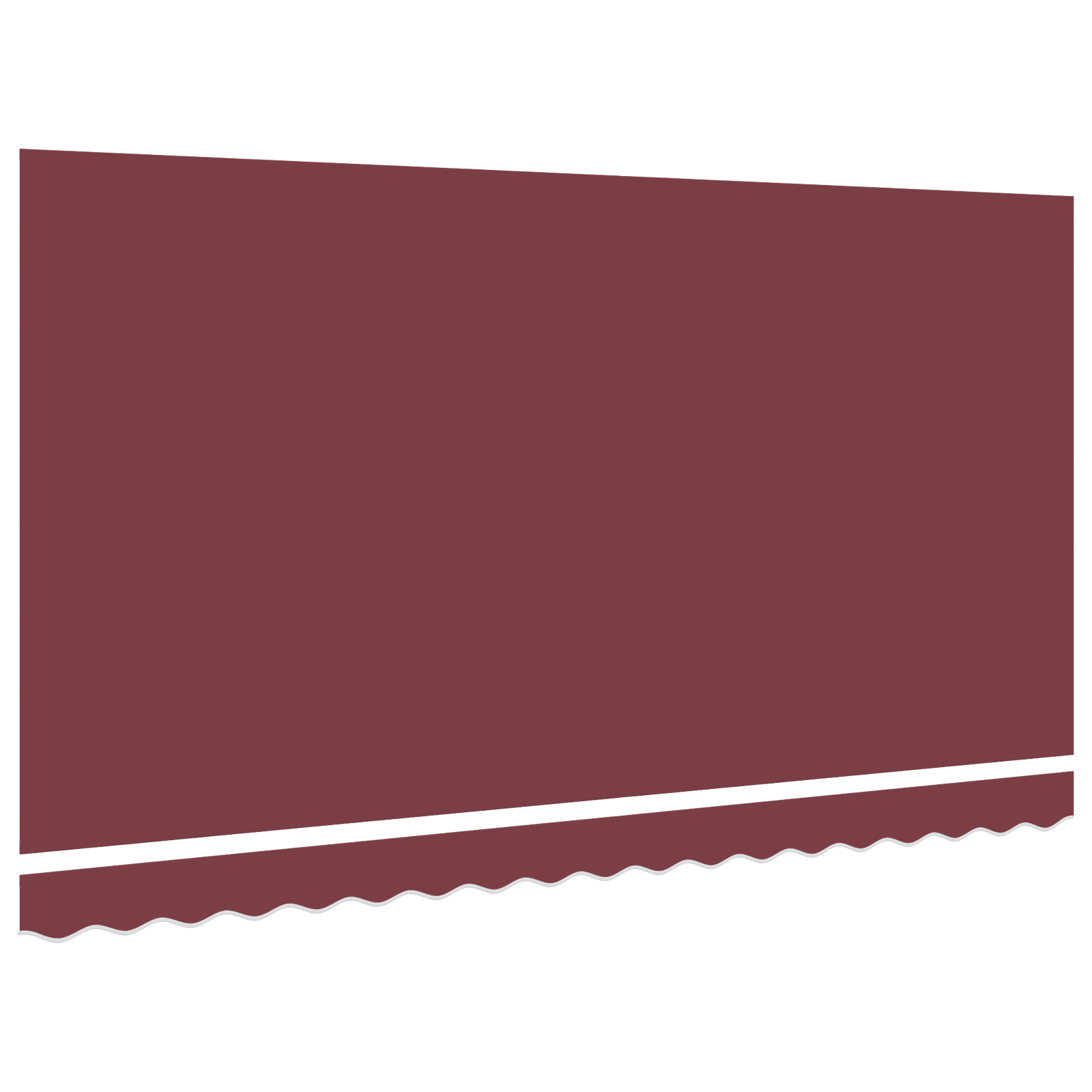 Awning Replacement Fabric for 4x2 m Frame Burgundy - Image 4