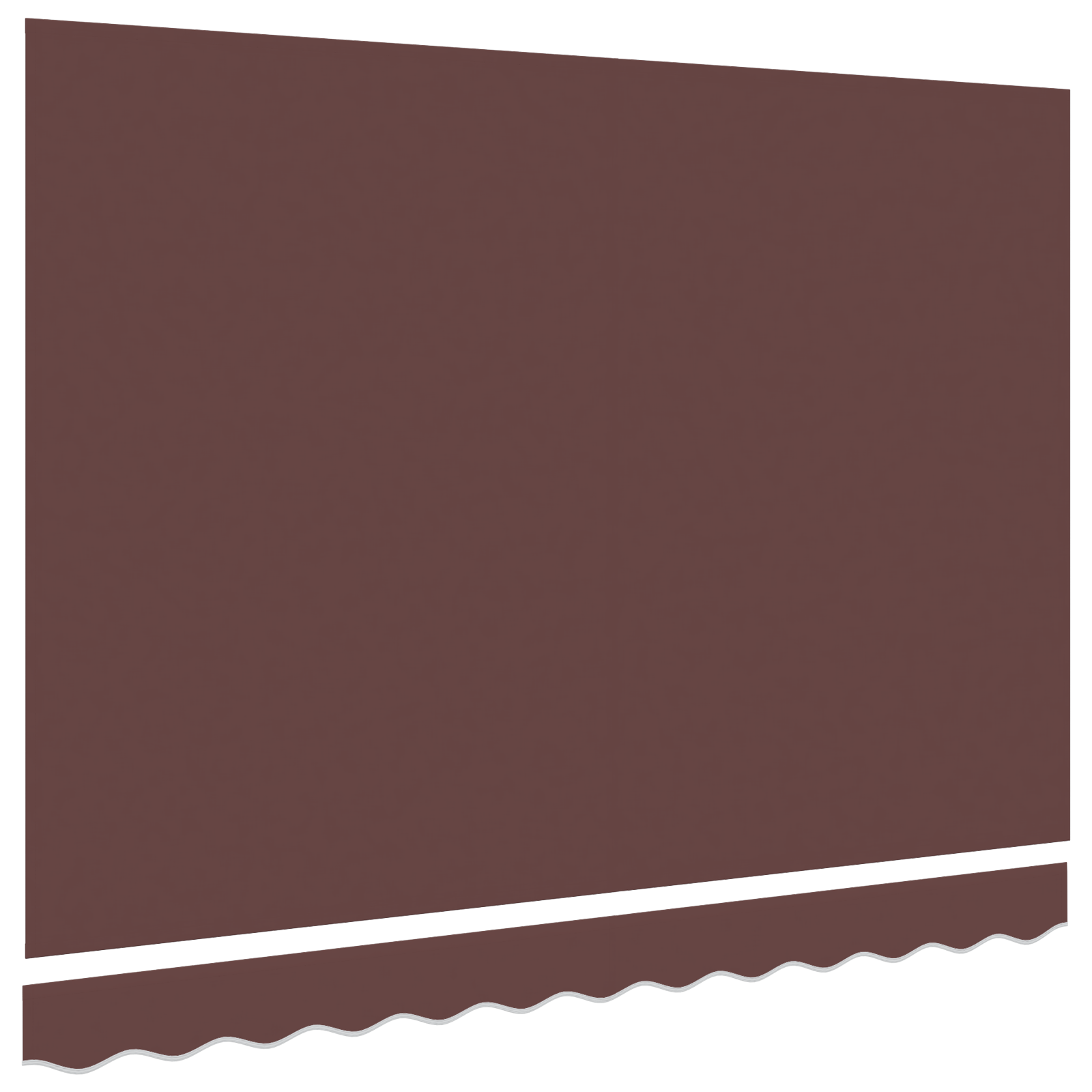 Awning Replacement Fabric for 2.5x2 m Frame Brown - Image 4
