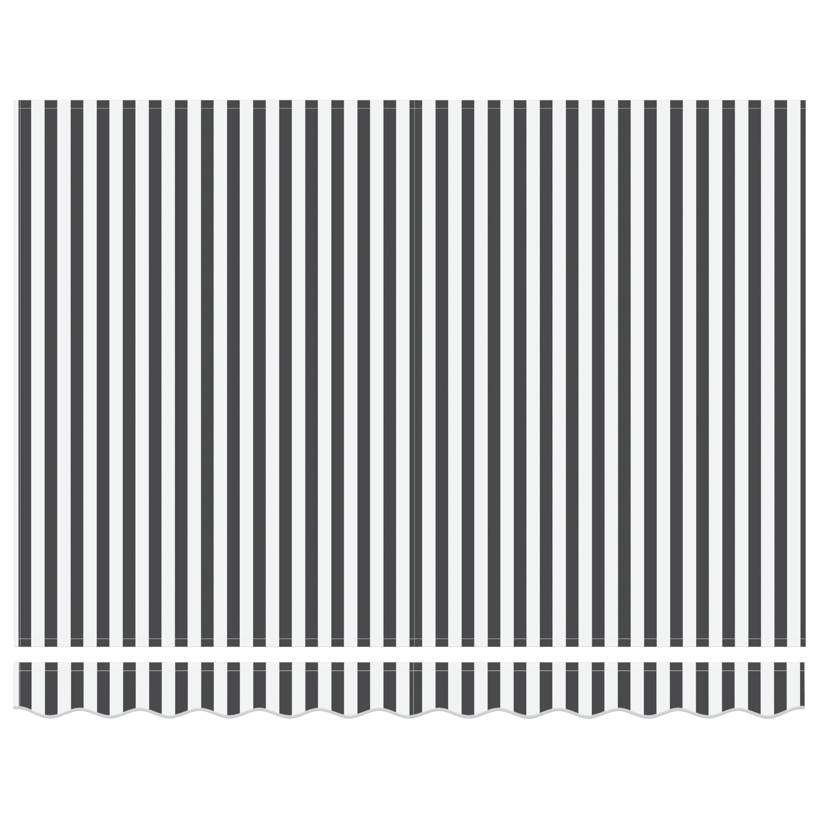 Awning Replacement Fabric for 2.5x2 m Frame in Anthracite and White - Image 5