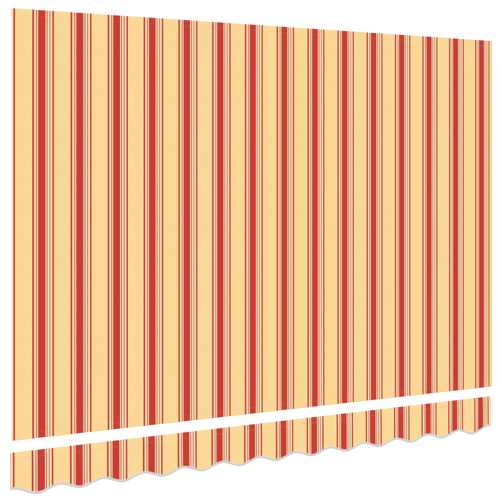 Awning Replacement Fabric for 3.5x2 m Frame Multicolour Stripe - Image 4