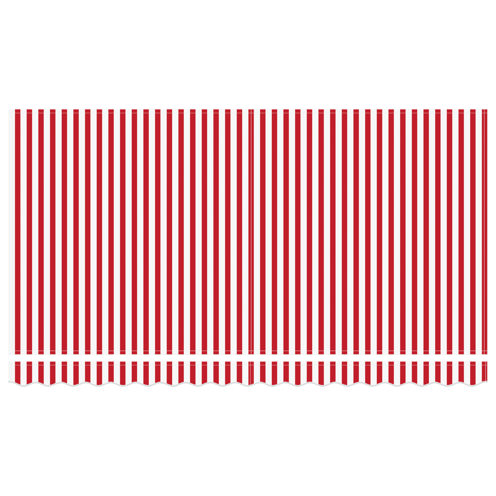 Awning Replacement Fabric for 4x2 m Frame Red and White - Image 5