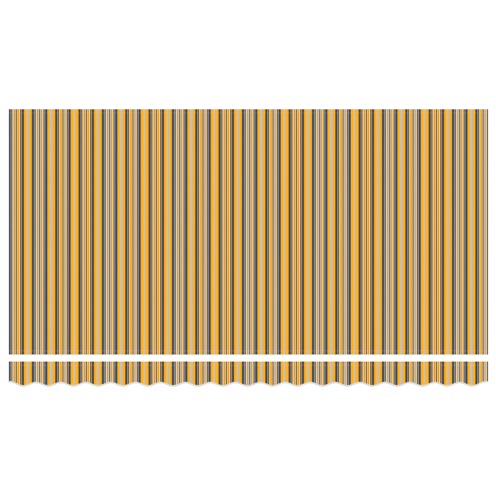 Awning Replacement Fabric for 4x2 m Frame Multicolour Stripe - Image 5