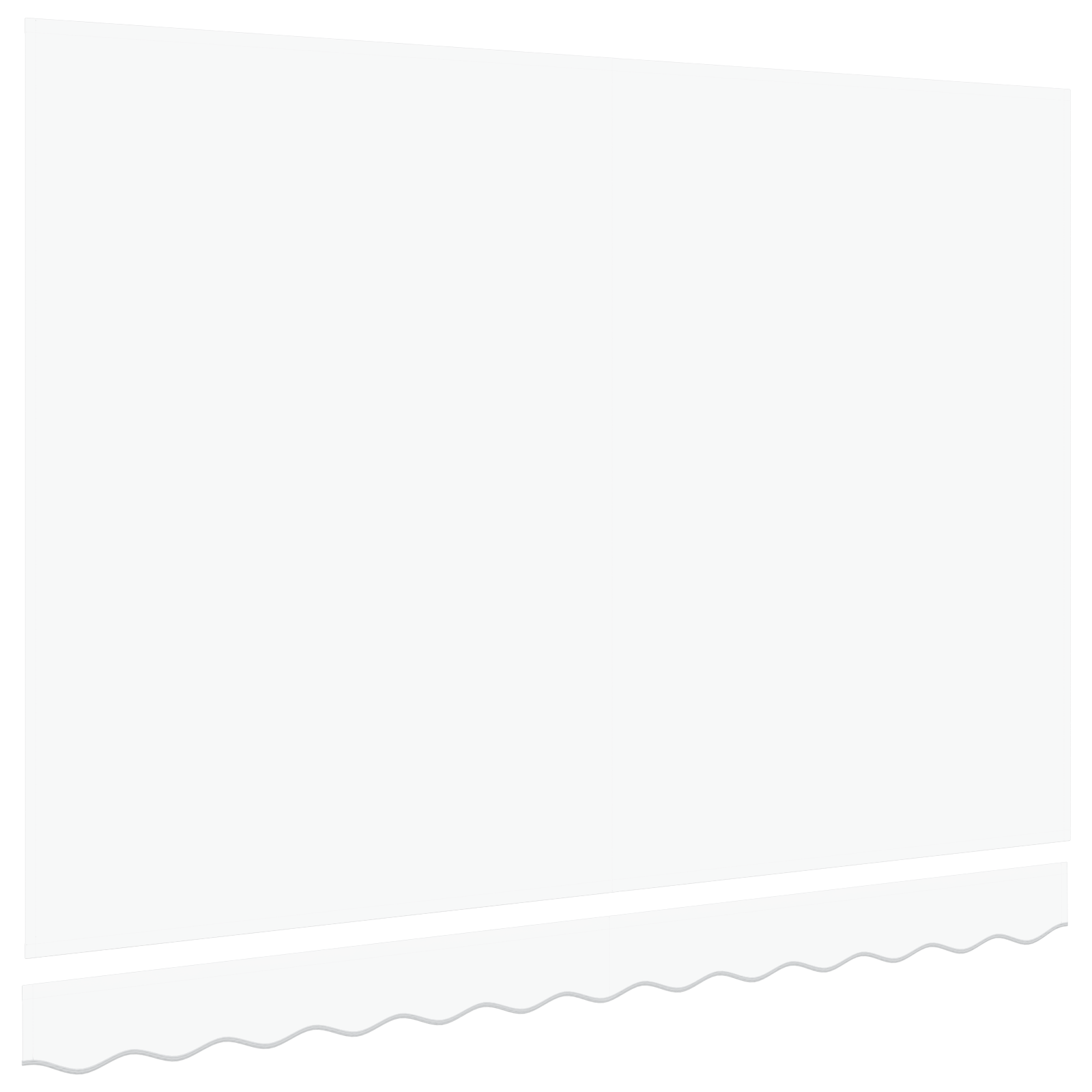 Awning Replacement Fabric for 2.5x2 m Frame White - Image 4