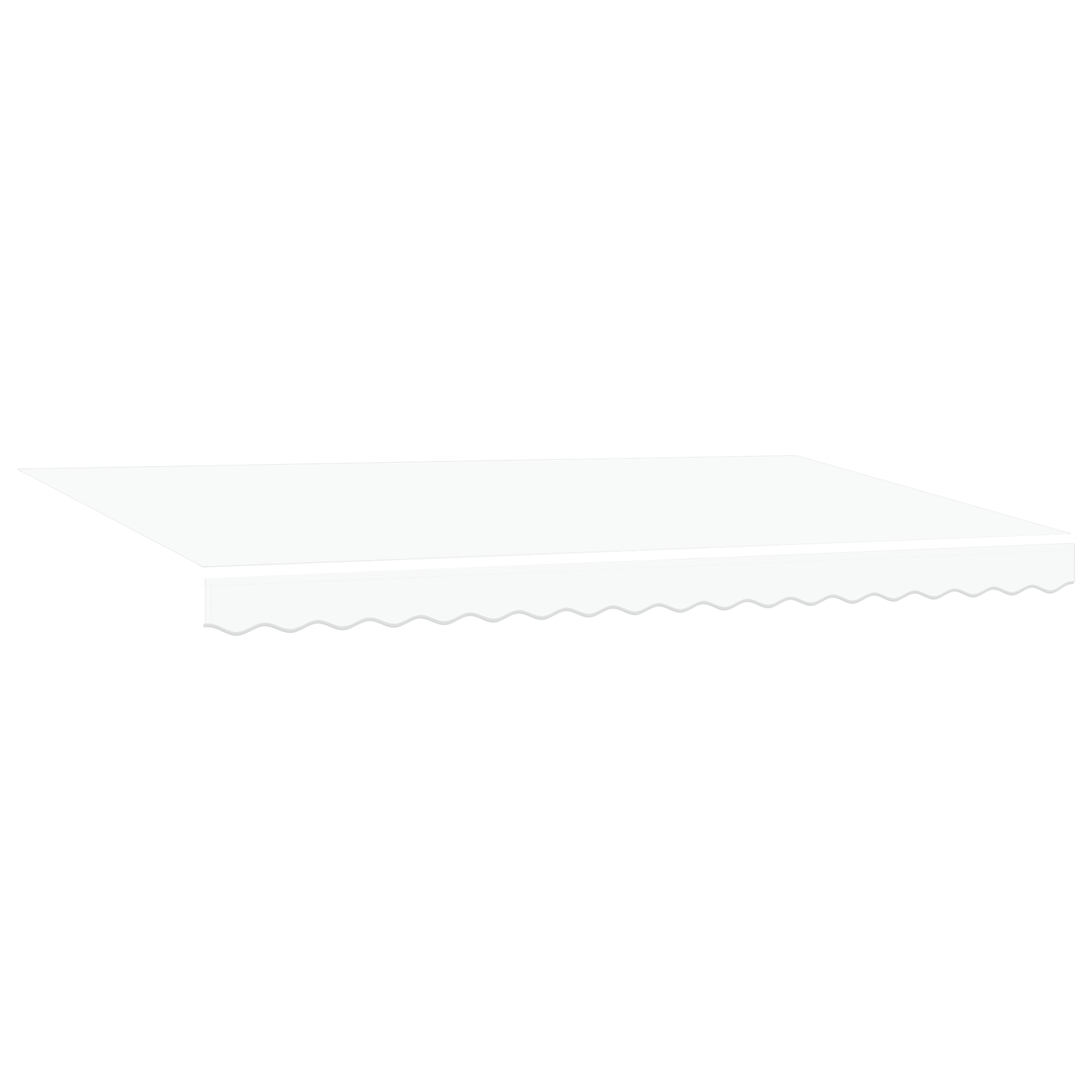 Awning Replacement Fabric for 4x2 m Frame White - Image 2