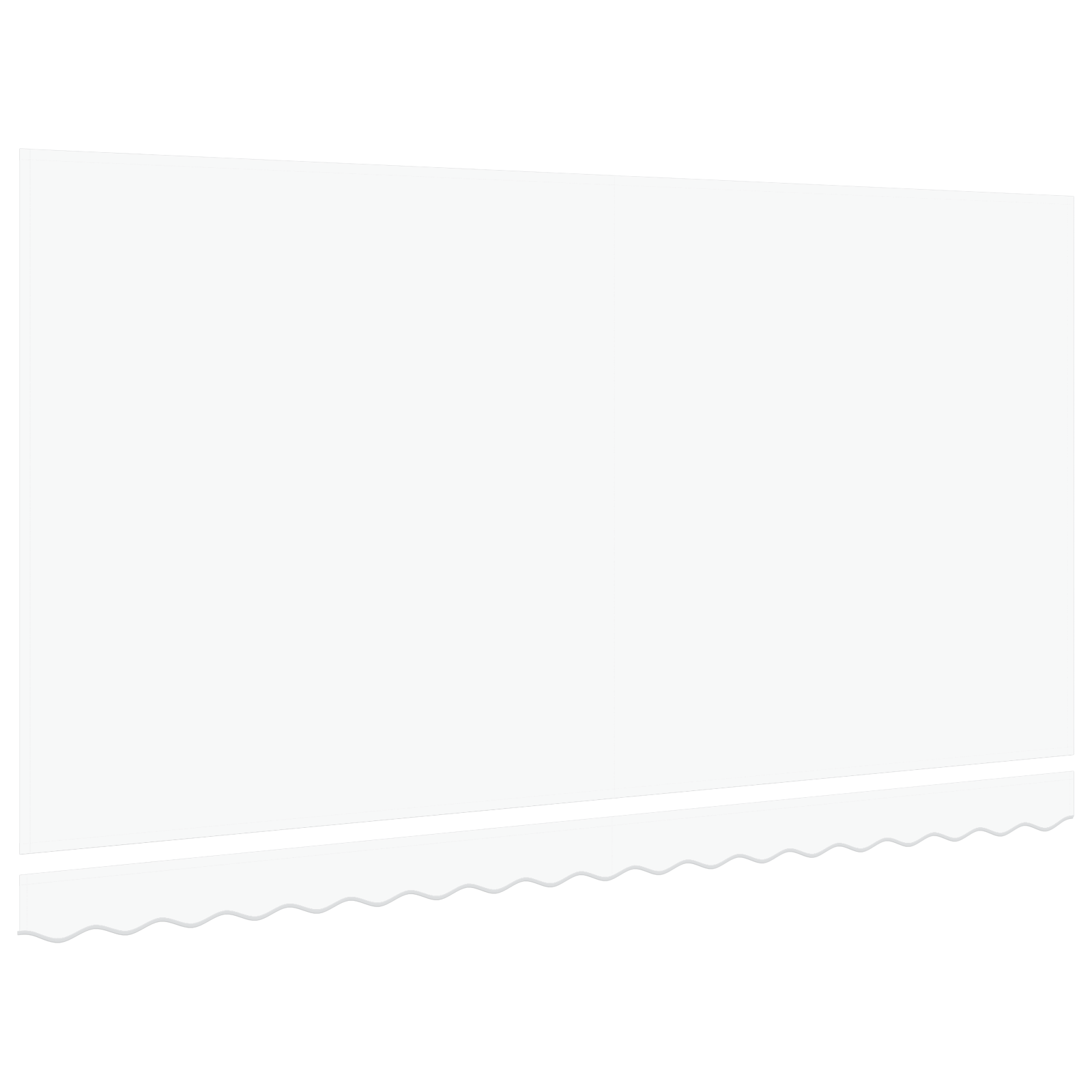 Awning Replacement Fabric for 4x2 m Frame White - Image 4
