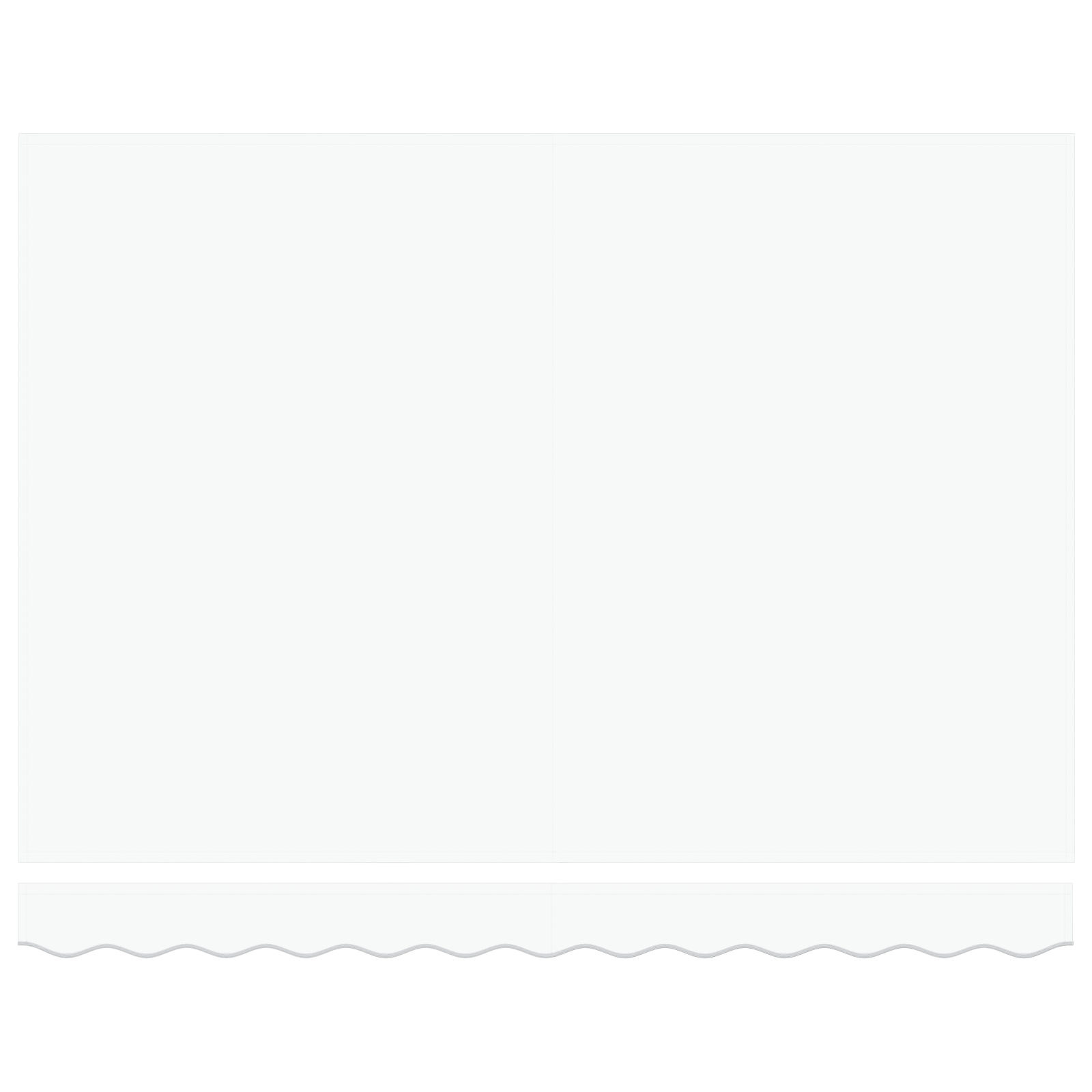 Awning Replacement Fabric for 3x2.5 m Frame White - Image 5