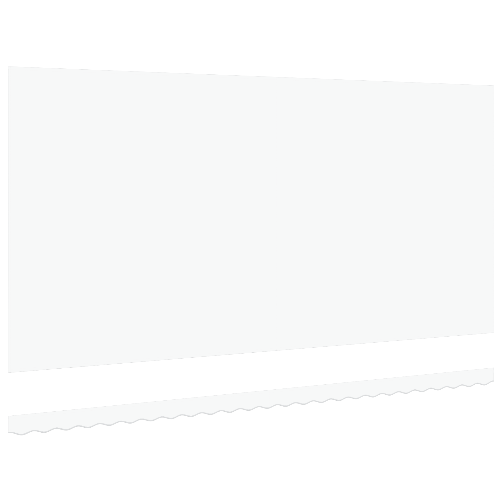 Awning Replacement Fabric for 6x3 m Frame White - Image 4