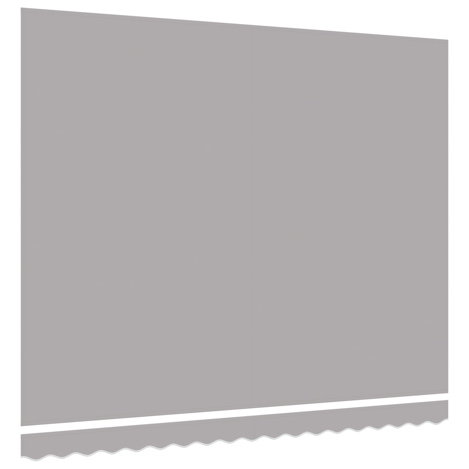 Awning Replacement Fabric for 4x3 m Frame - Light Grey - Image 4
