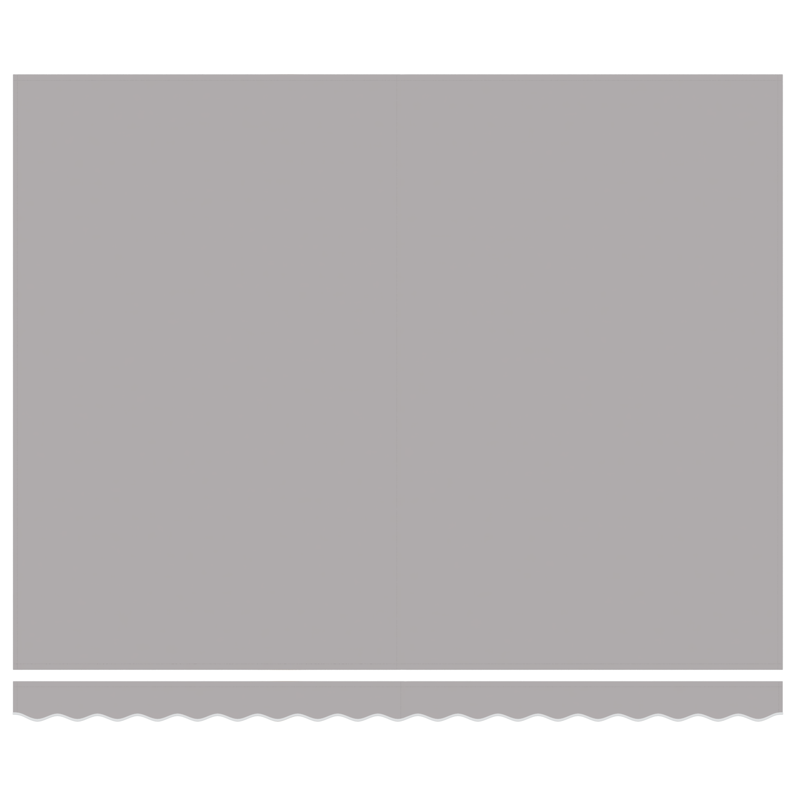 Awning Replacement Fabric for 4x3 m Frame - Light Grey - Image 5