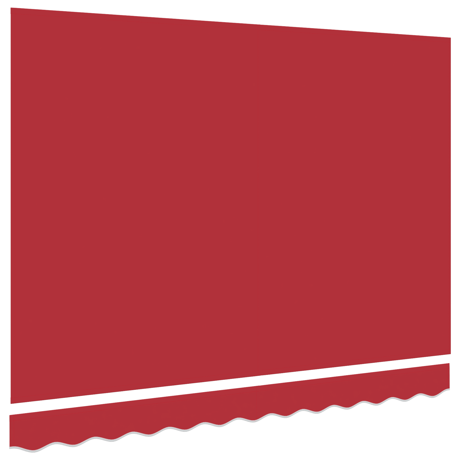 Awning Replacement Fabric for 3.5x2 m Frame Red - Image 4