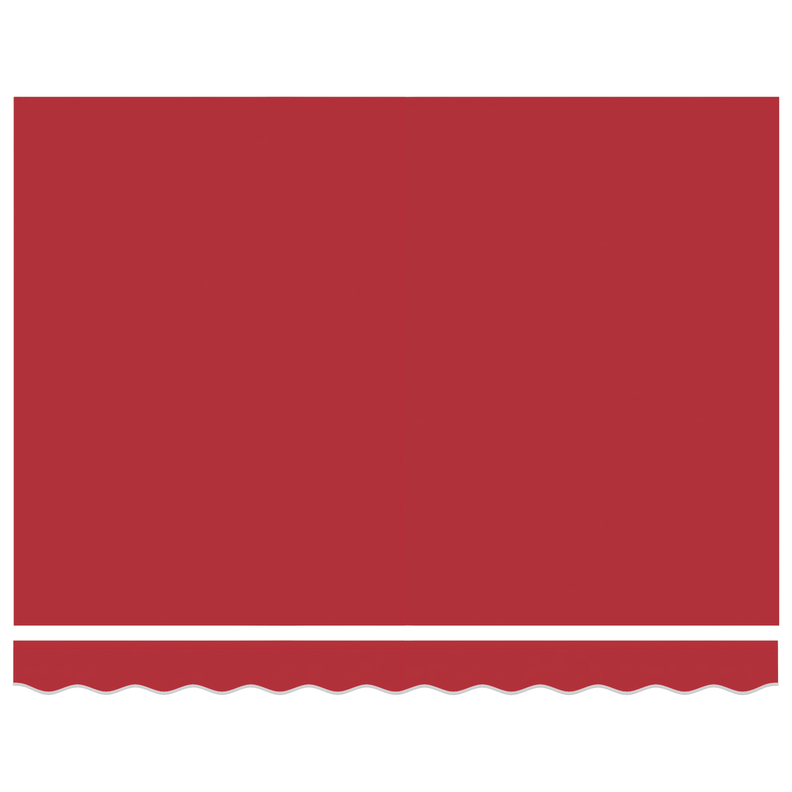 Awning Replacement Fabric for 3.5x2 m Frame Red - Image 5