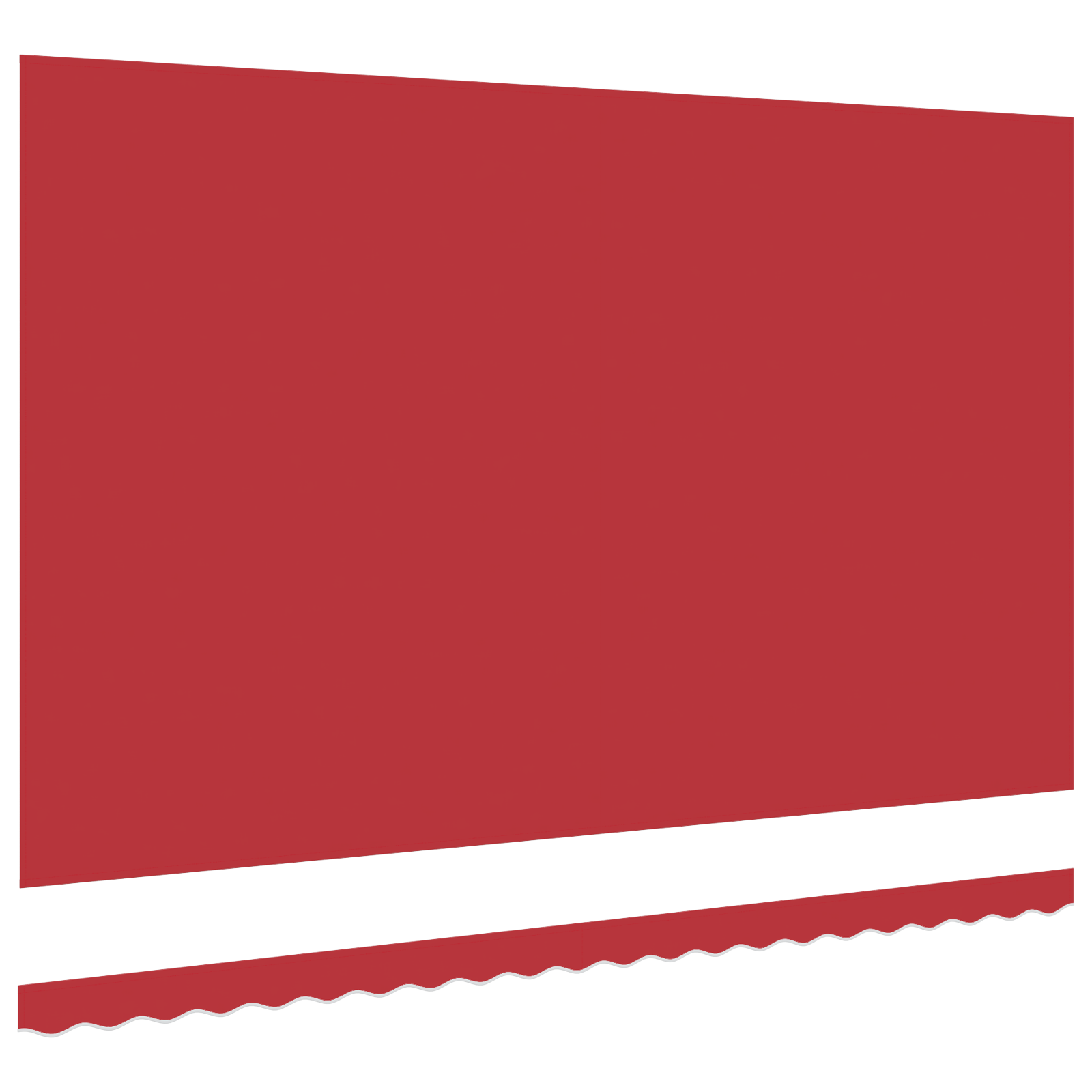 Awning Replacement Fabric for 5x3.5 m Frame Red - Image 4