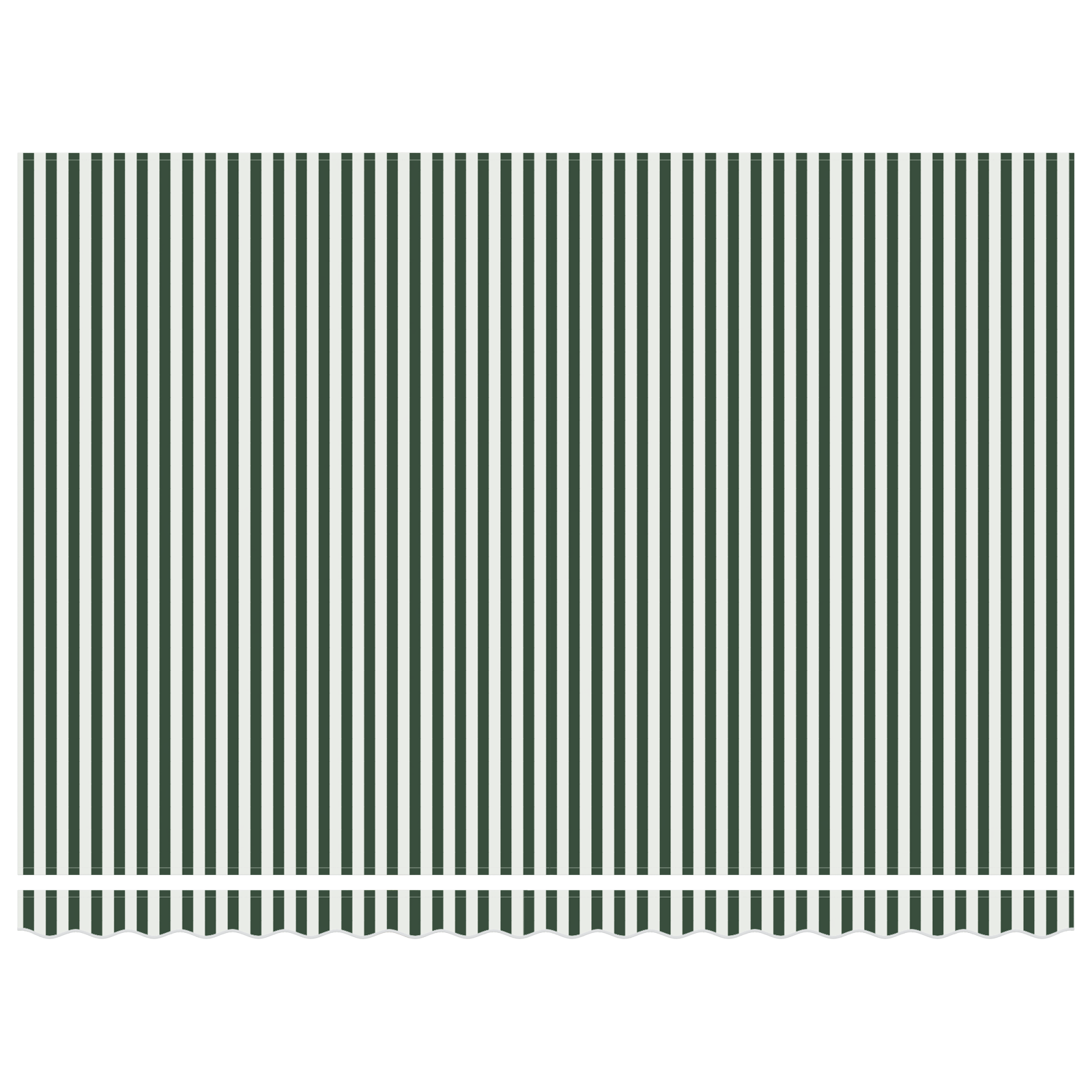 Awning Replacement Fabric for 4.5x3.5 m Frame Green and White - Image 5