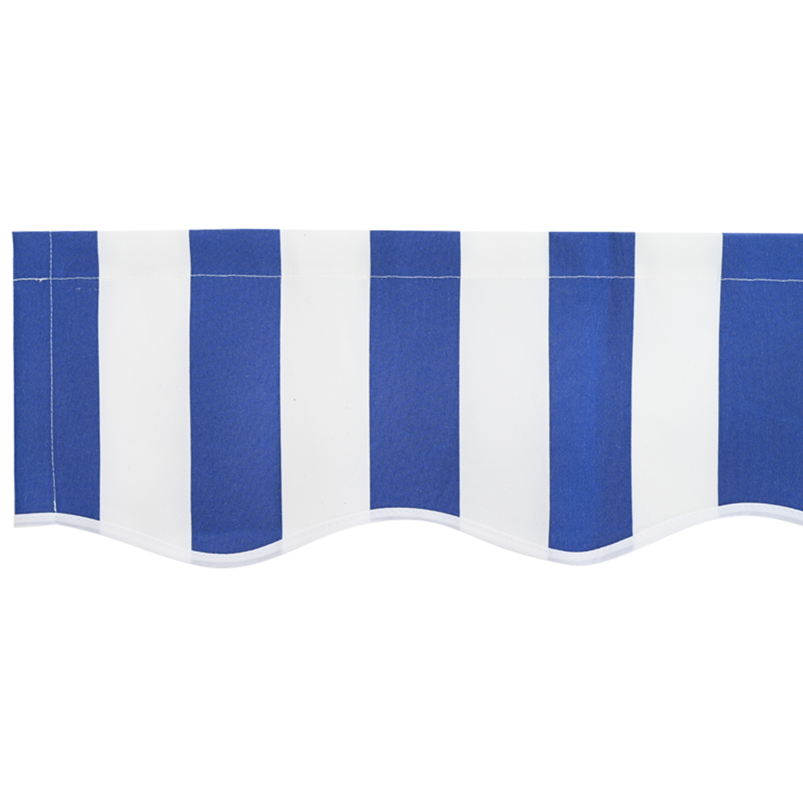 Awning Valance for 2.5 m Frame Blue and White 2.3x0.2 m - Image 5