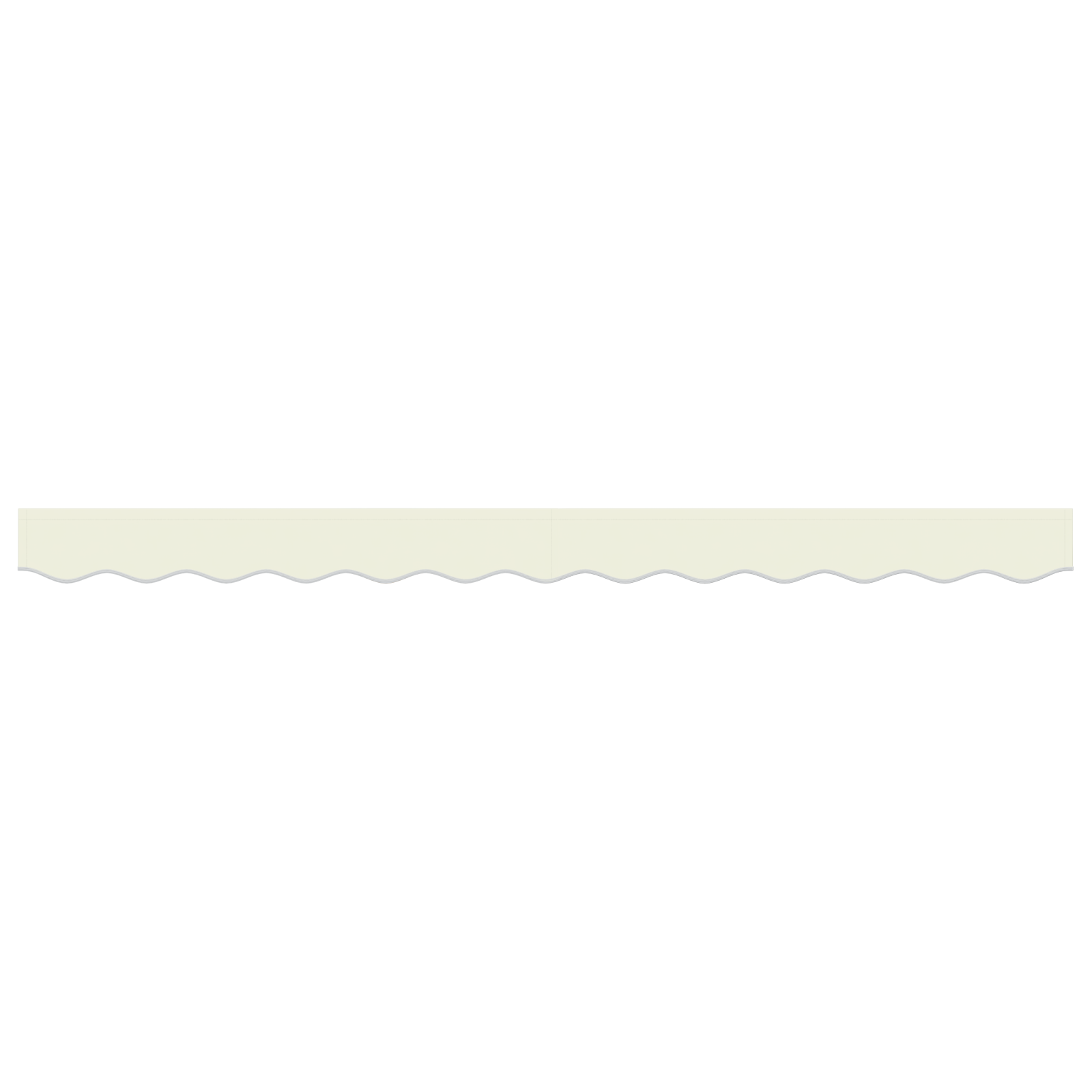 Awning Valance for 2.5 m Frame Cream 2.3x0.2 m - Image 4