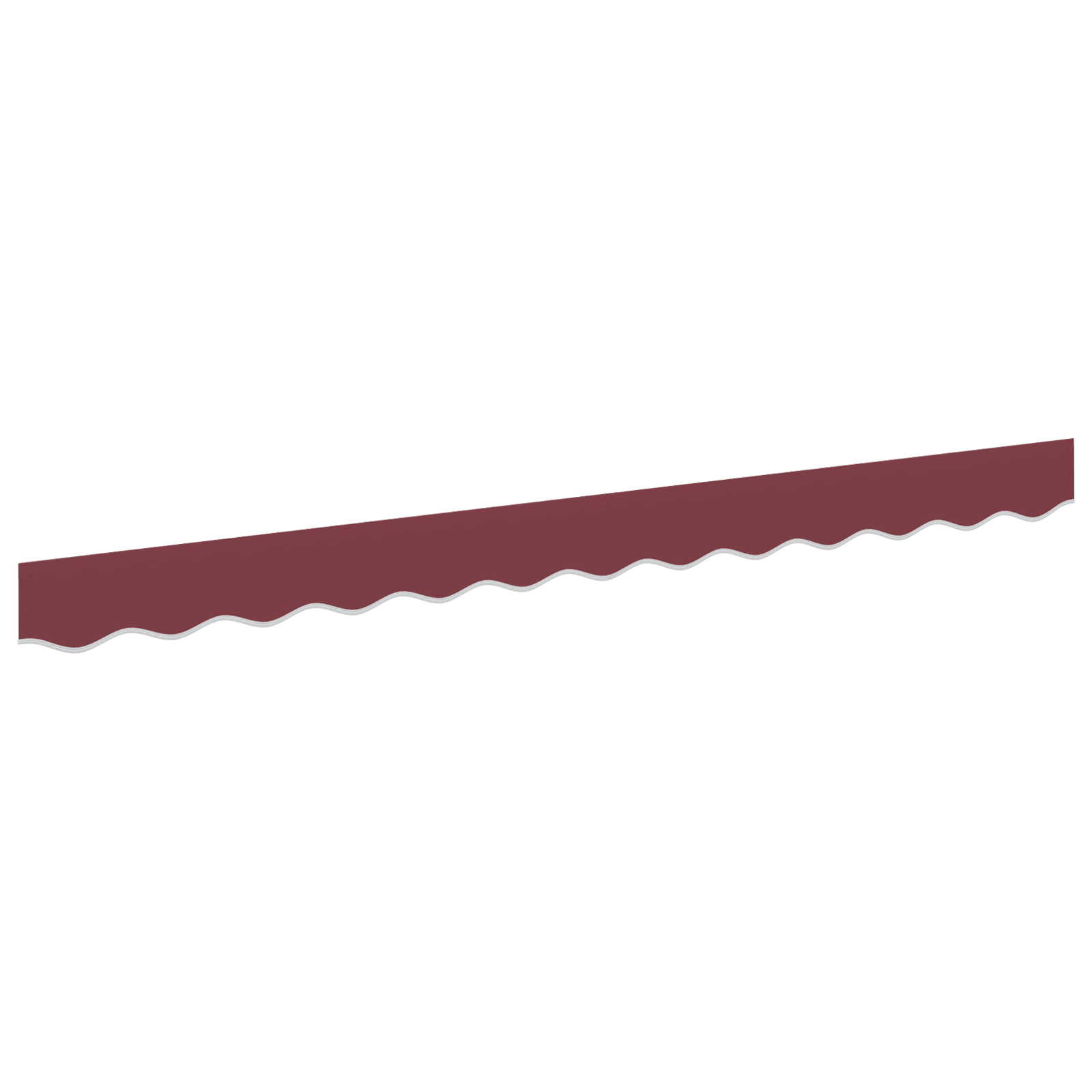 Awning Valance for 2.5 m Frame Burgundy 2.3x0.2 m - Image 2