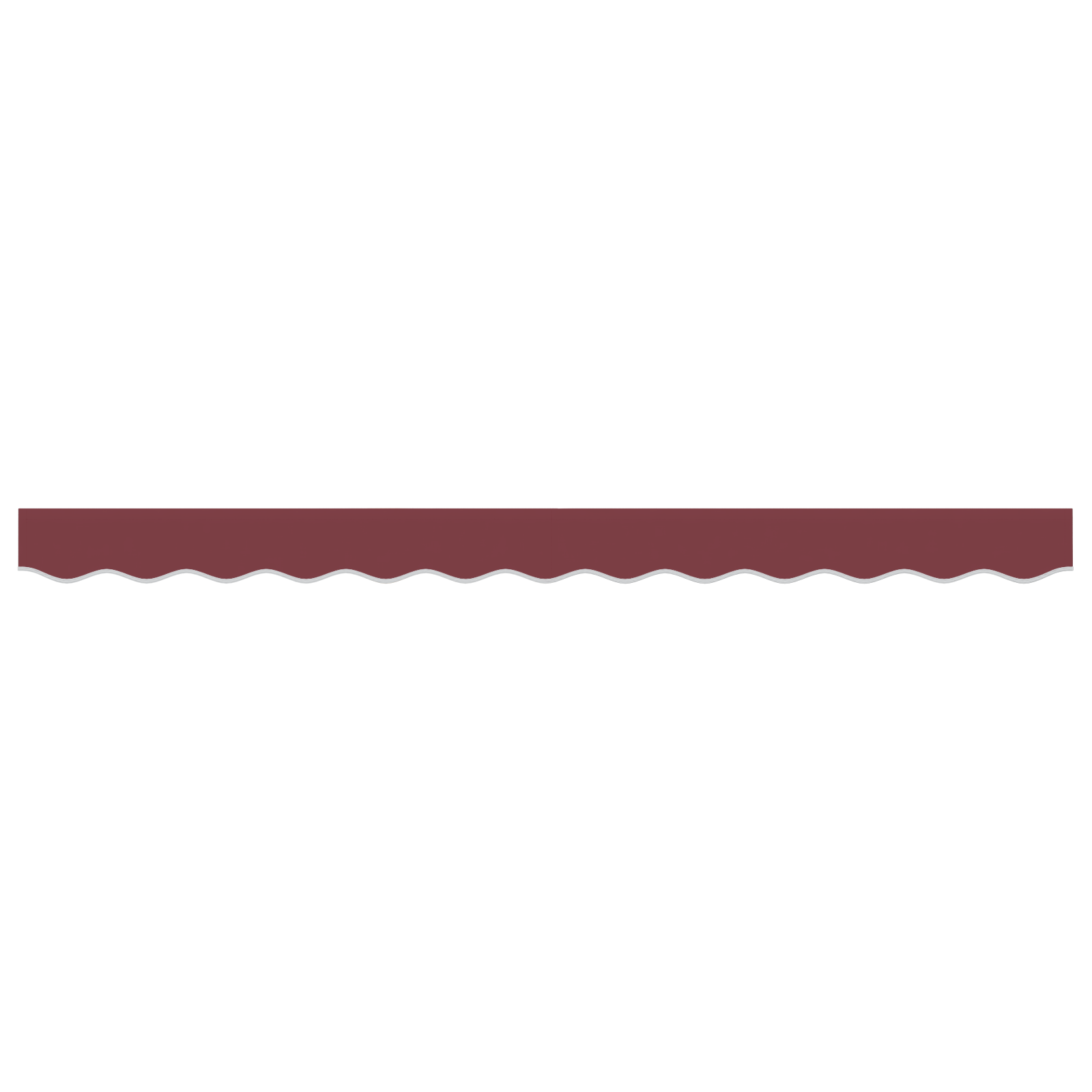 Awning Valance for 2.5 m Frame Burgundy 2.3x0.2 m - Image 4