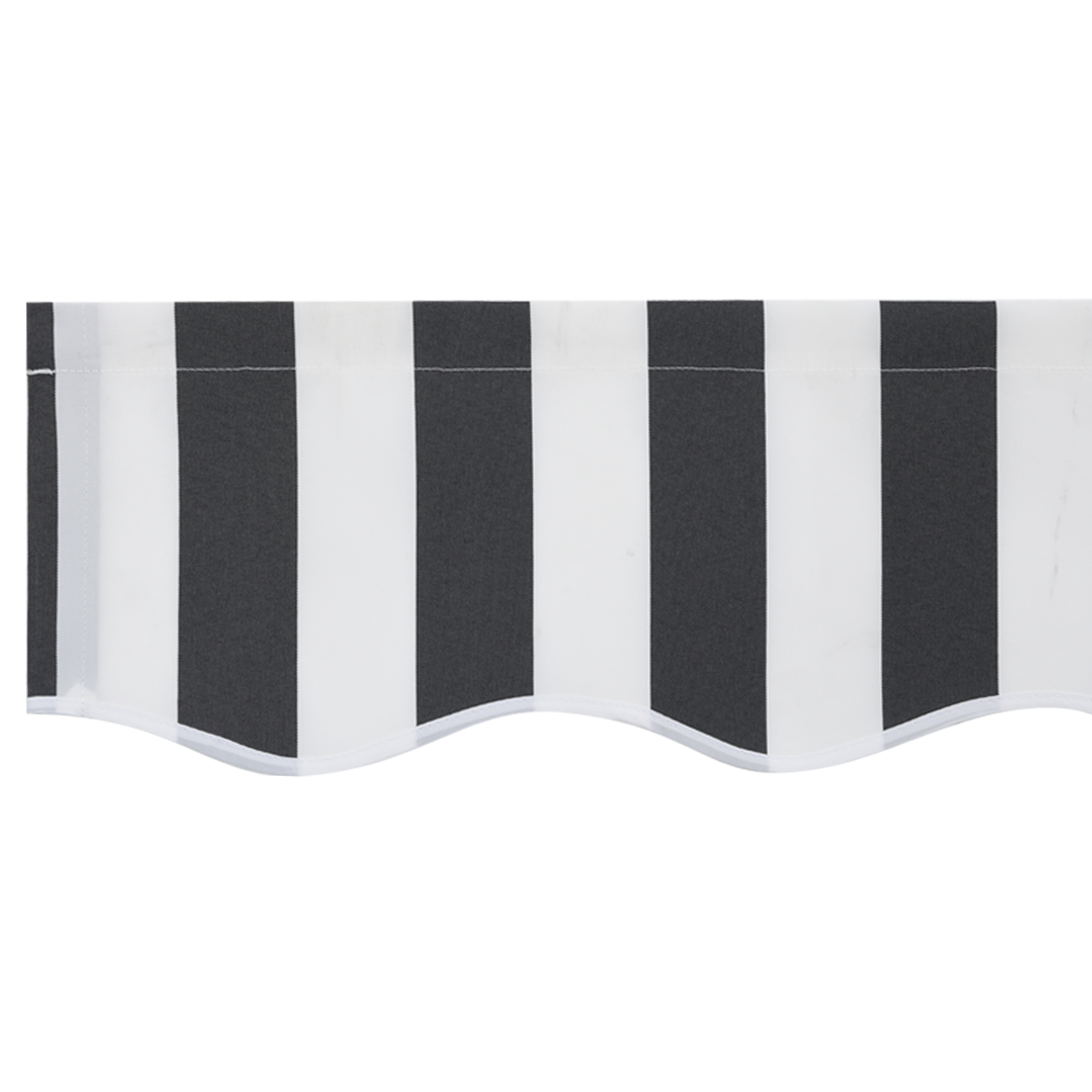 Awning Valance for 2.5 m Frame Anthracite and White 2.3x0.2 m - Image 5