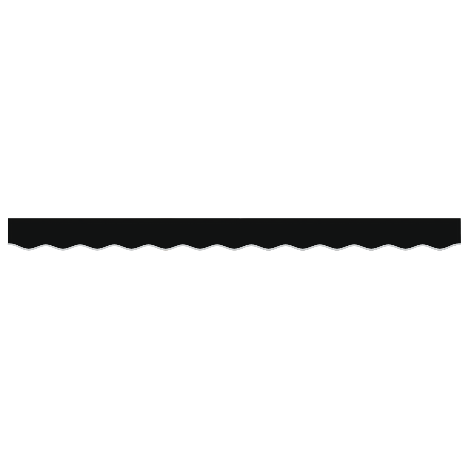 Awning Valance for 3 m Frame Black 2.8x0.2 m - Image 4