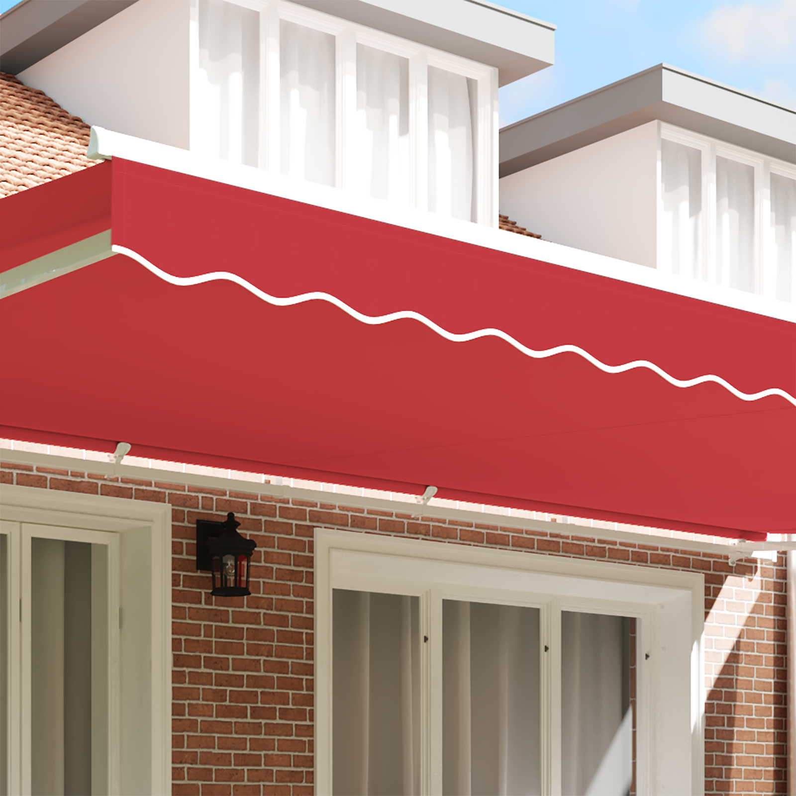 Awning Valance for 6 m Frame Red 5.8x0.2 m - Image 3