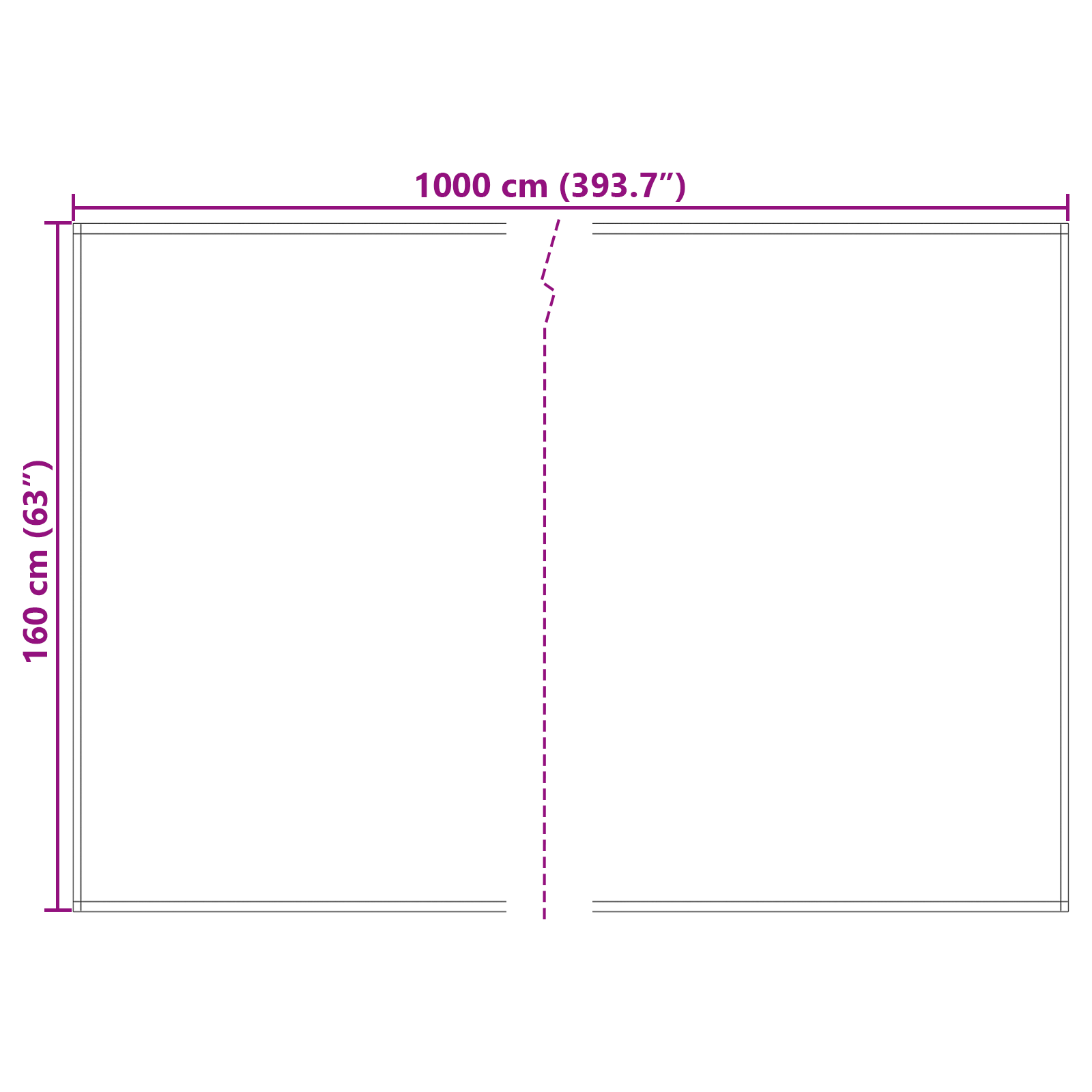 Awning Replacement Fabric Red 10x1.6 m - Image 5