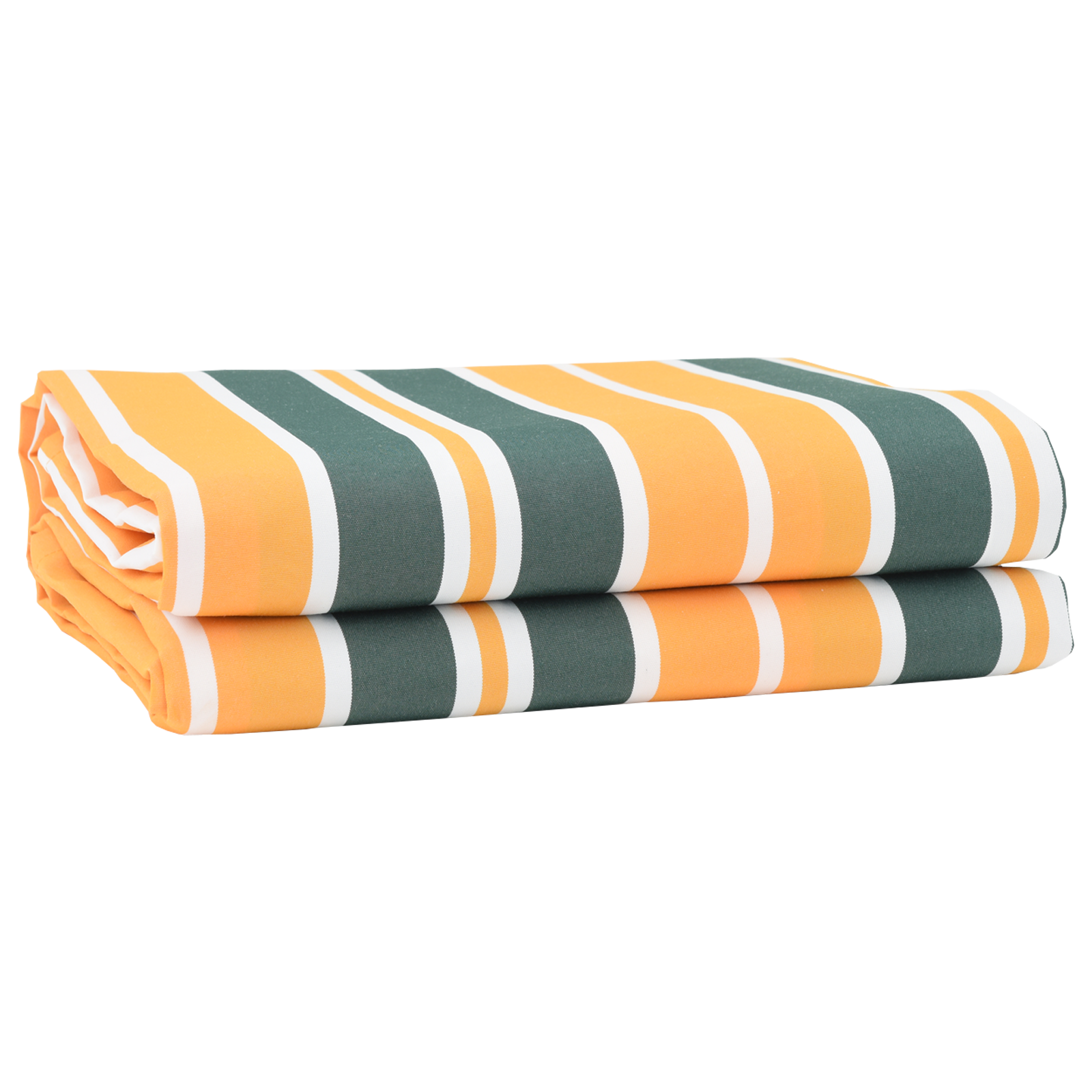 Awning Replacement Fabric Green and Yellow 10x1.6 m