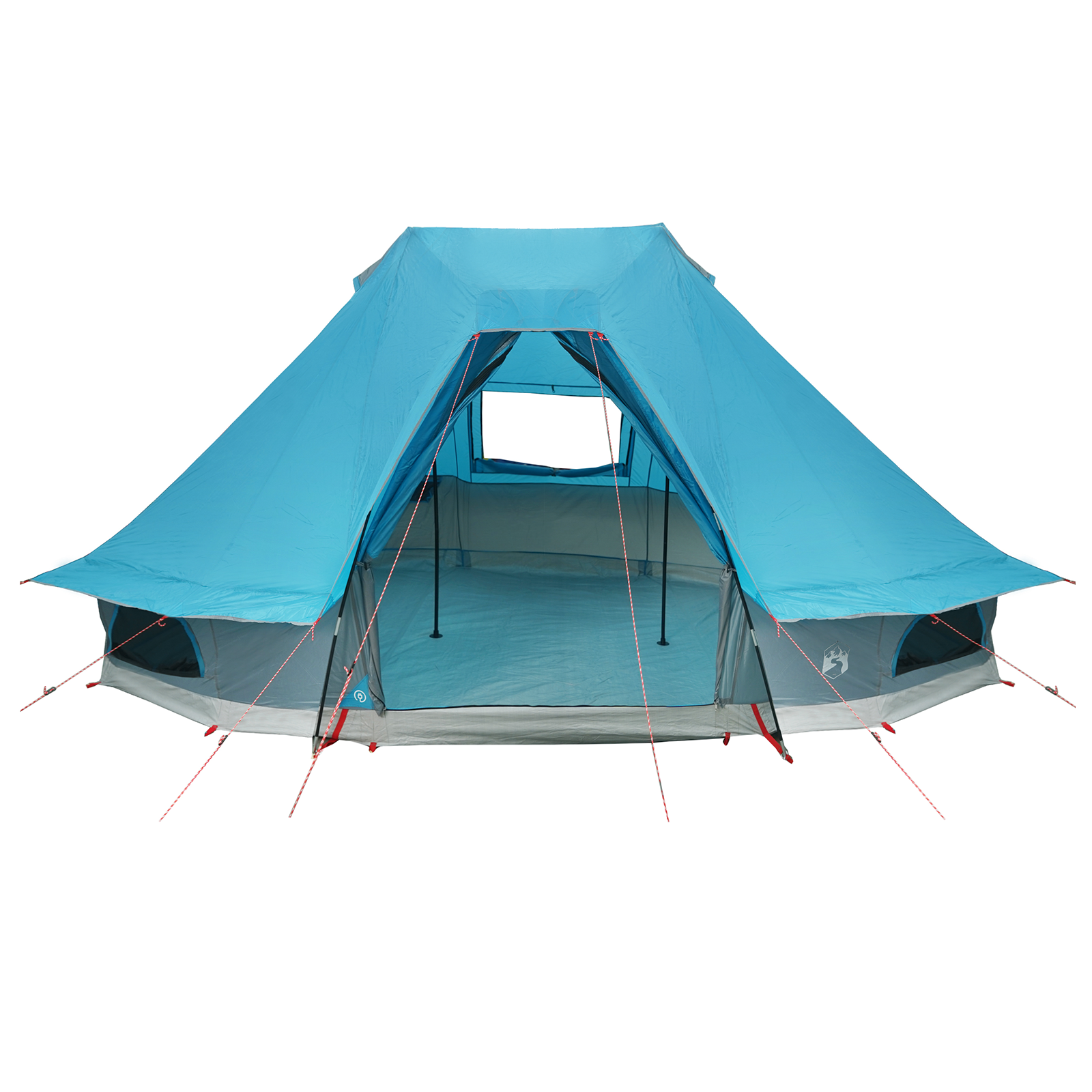 Family Tent Tipi Blue 6-Person Waterproof - Image 4