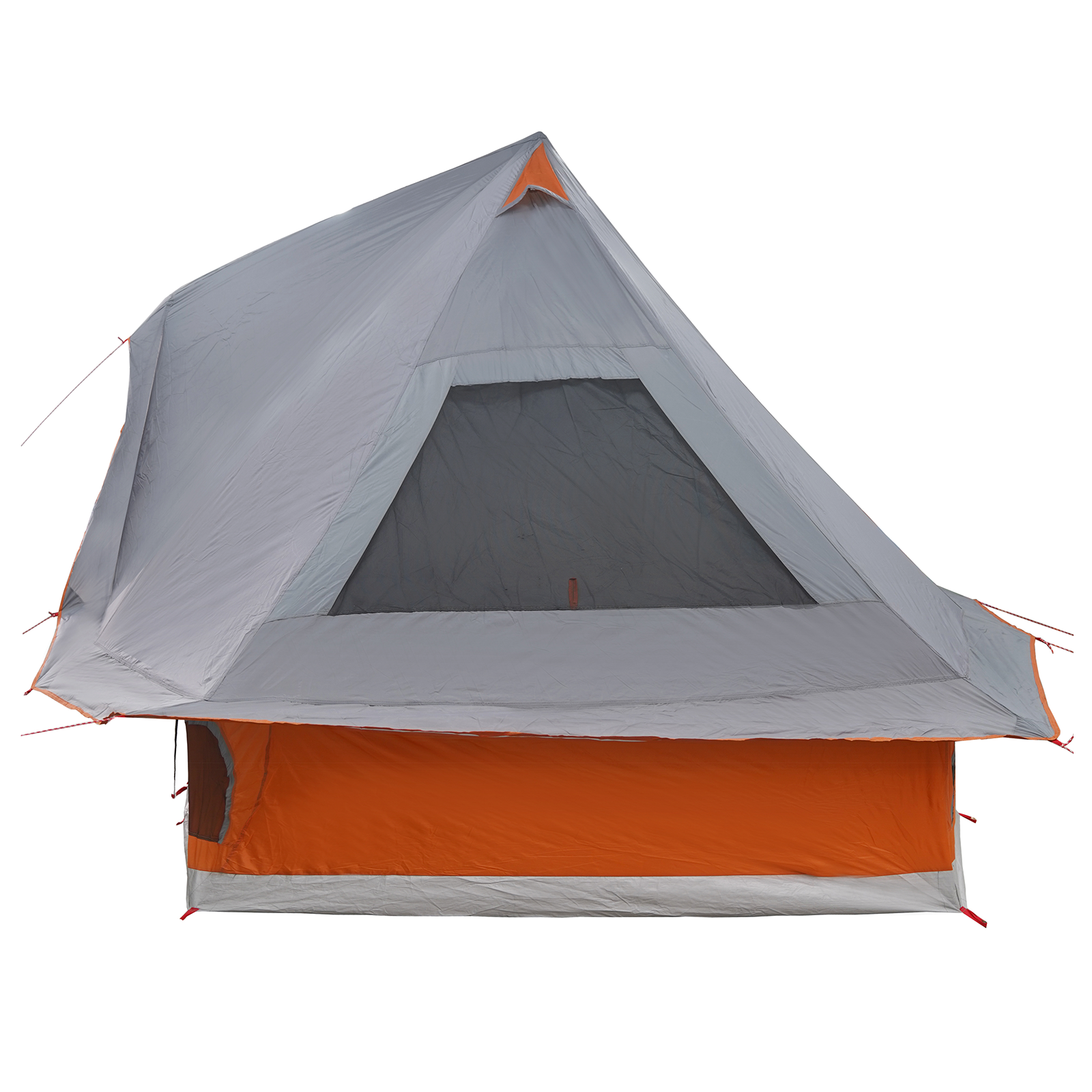 Family Tent Tipi Grey and Orange 6-Person Waterproof - Image 5