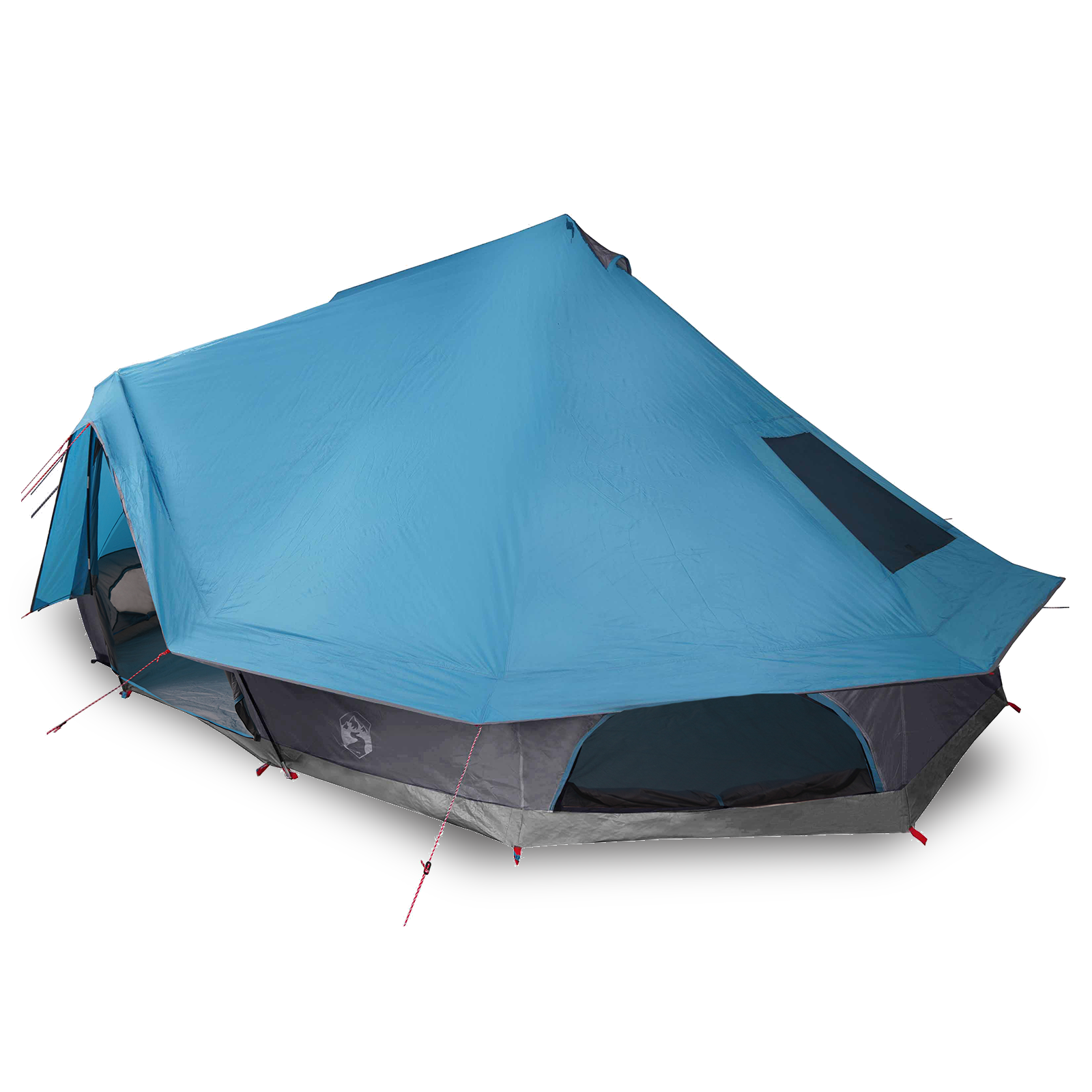 Family Tent Tipi Blue 10-Person Waterproof - Image 3