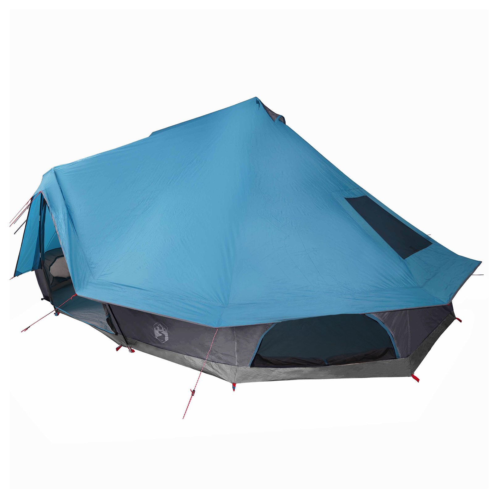 Family Tent Tipi Blue 10-Person Waterproof - Image 2