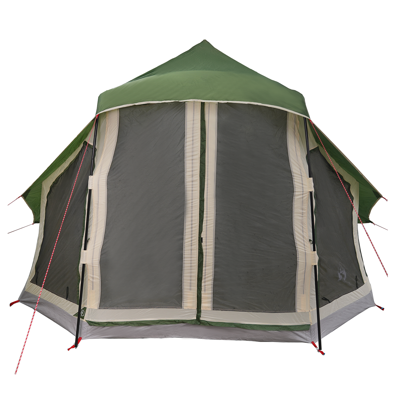 Family Tent Tipi Green 6-Person Waterproof - Image 11