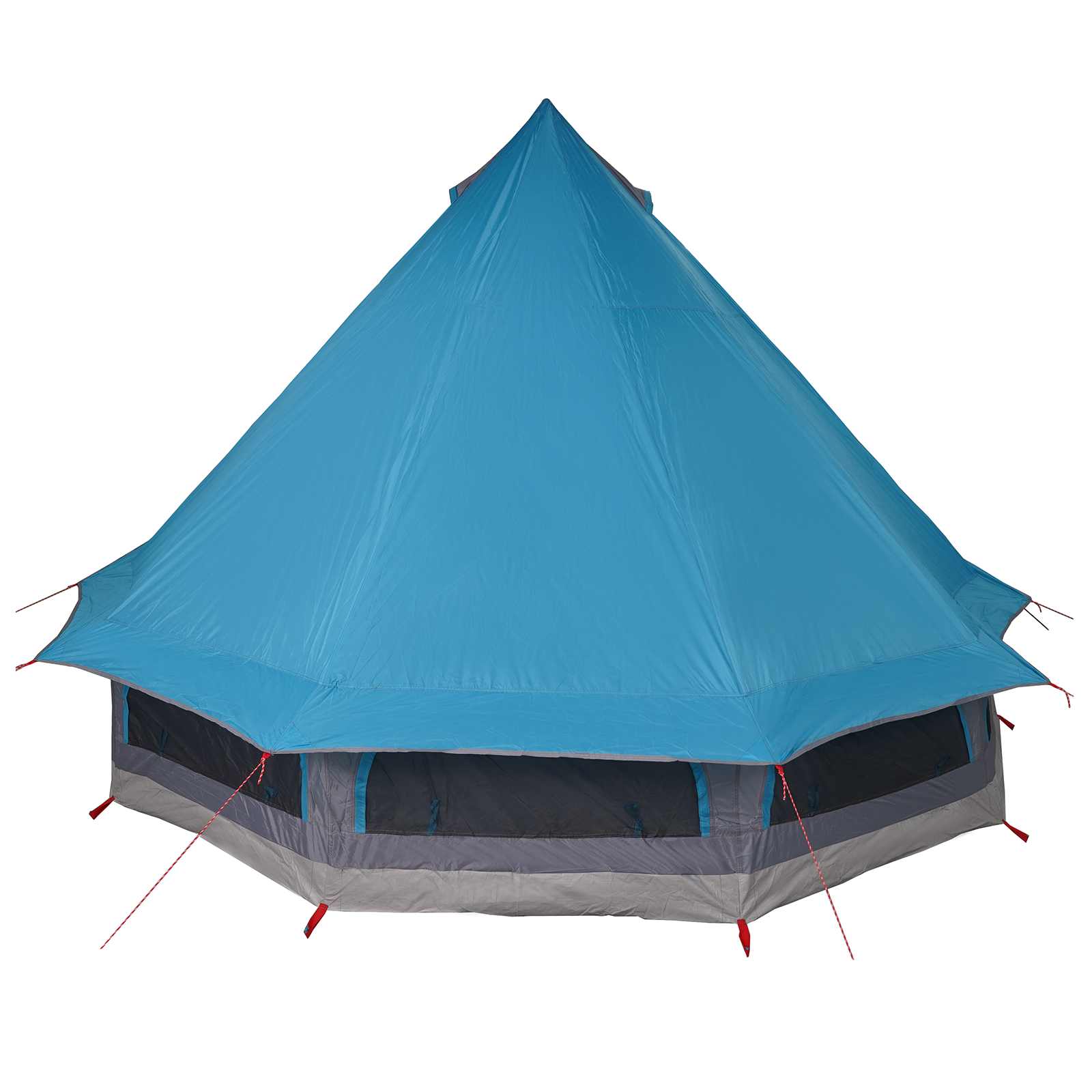 Family Tent Tipi Blue 6-Person Waterproof - Image 6