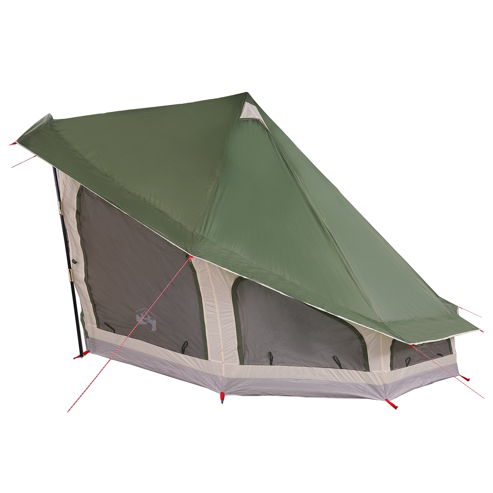 Family Tent Tipi Green 10-Person Waterproof - Image 5