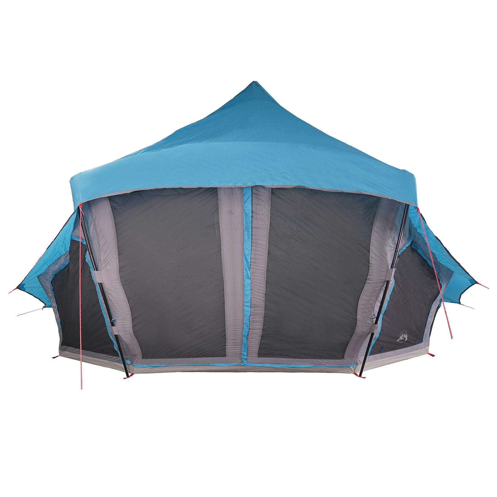 Family Tent Tipi Blue 10-Person Waterproof - Image 11