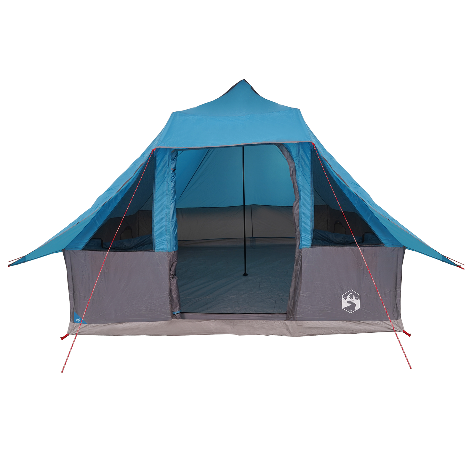 Family Tent Tipi Blue 8-Person Waterproof - Image 4
