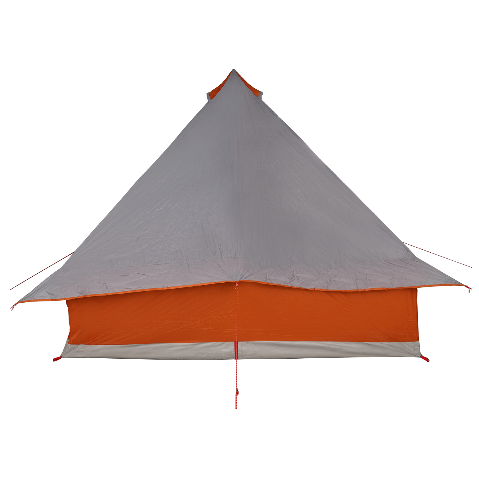 Family Tent Tipi Grey and Orange 8-Person Waterproof - Image 6