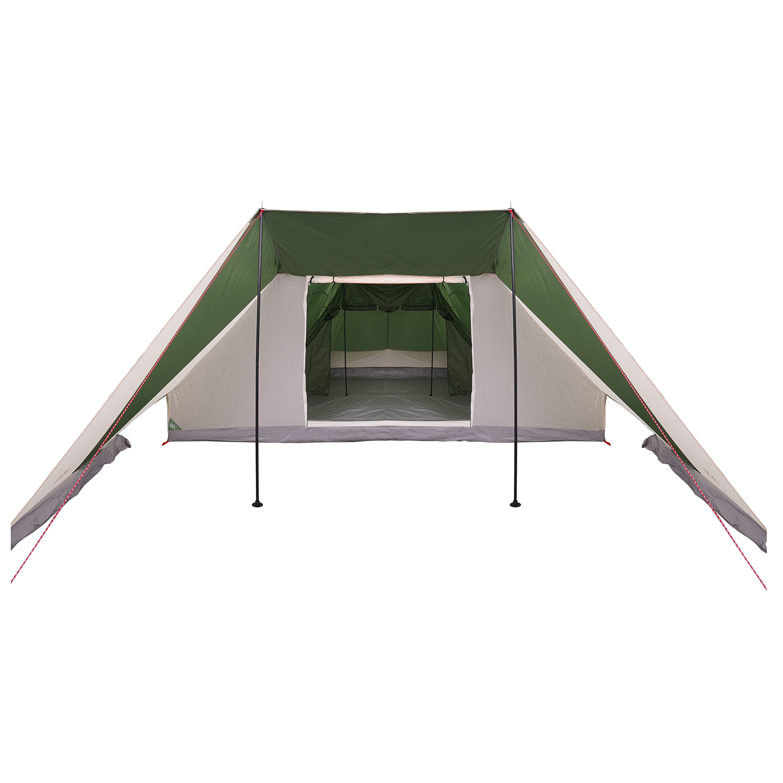 Family Tent with Extended Porch Green 12-Person Waterproof - Image 4