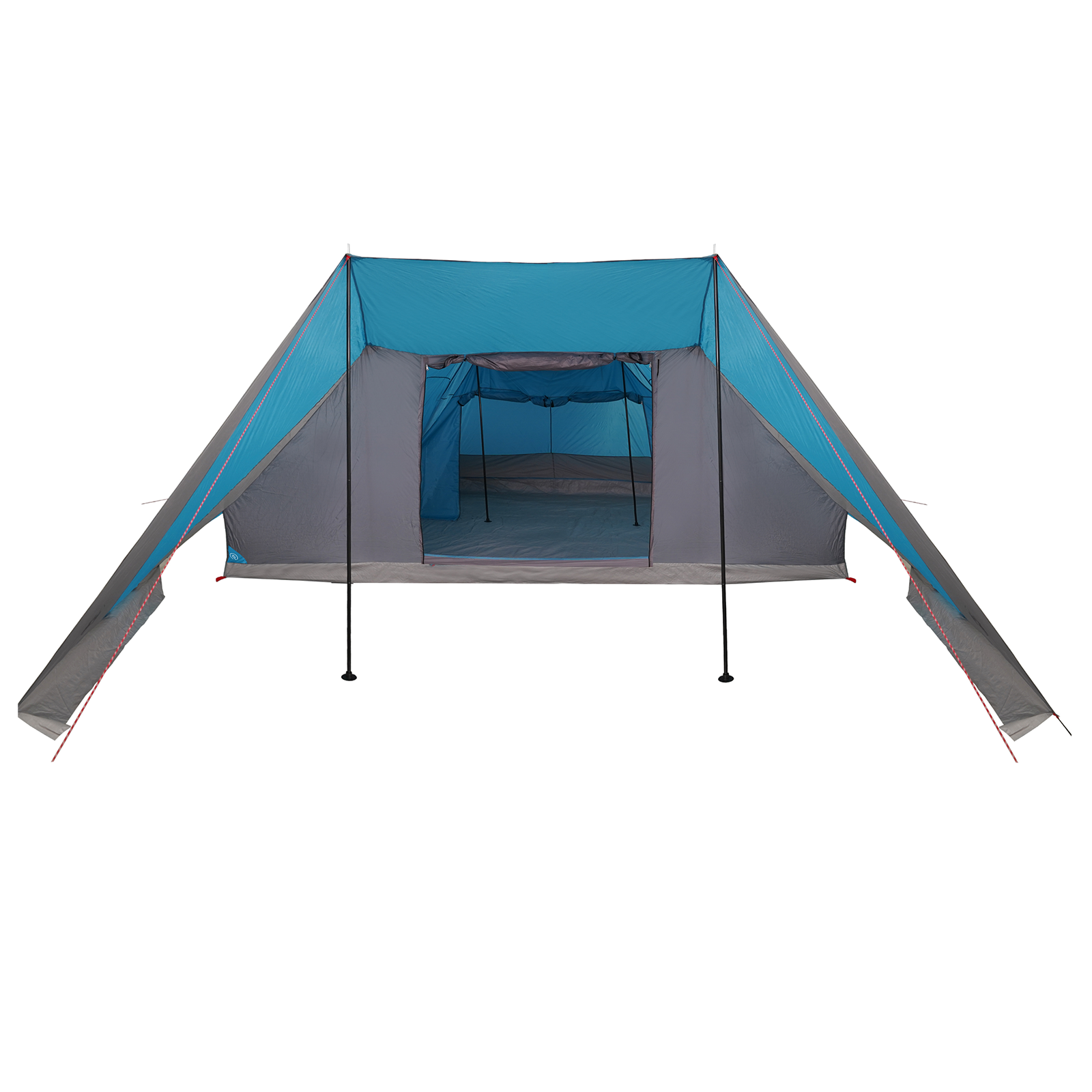 Family Tent with Extended Porch - Blue - 12-Person Waterproof - Image 4