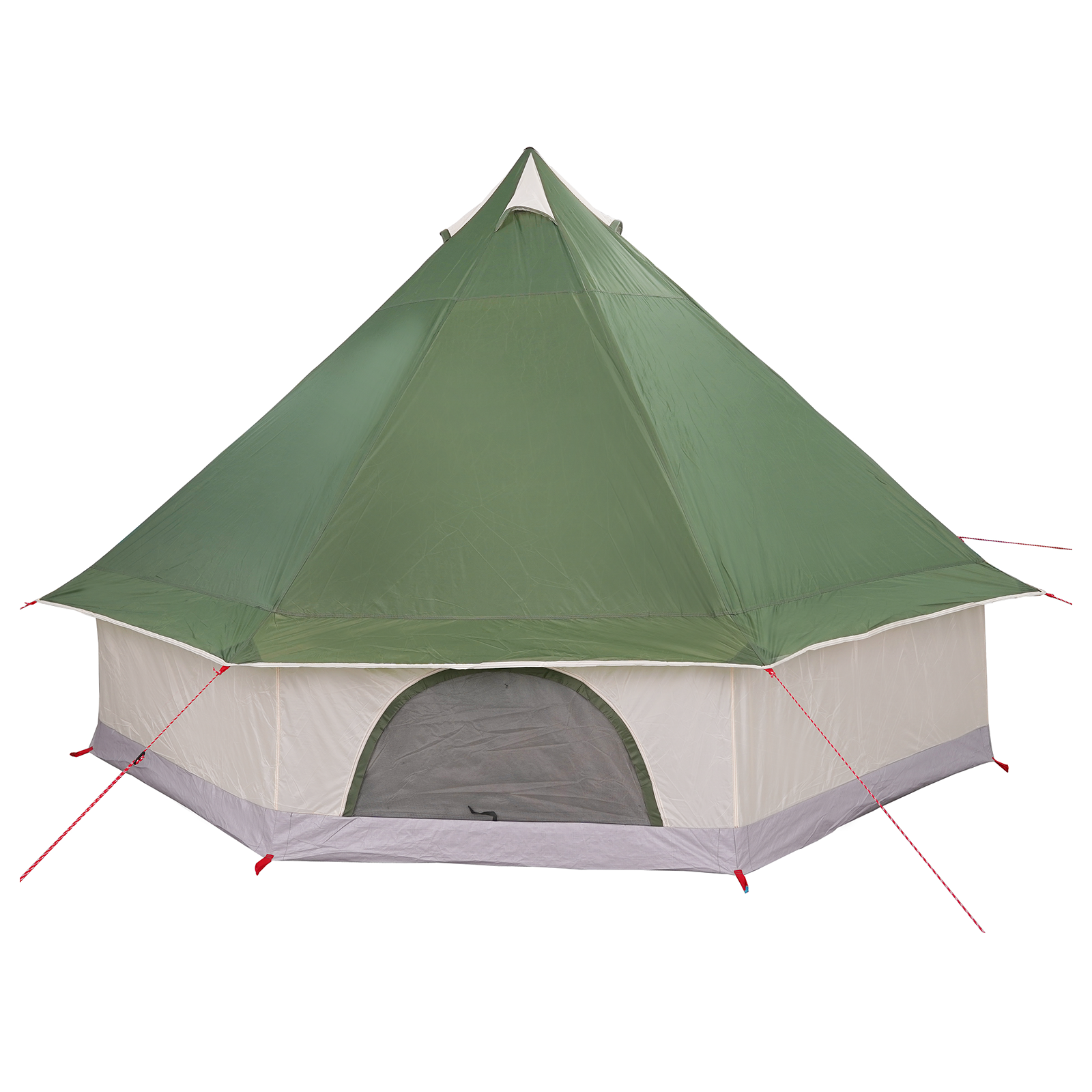 Family Tent Tipi Green 8-Person Waterproof - Image 6