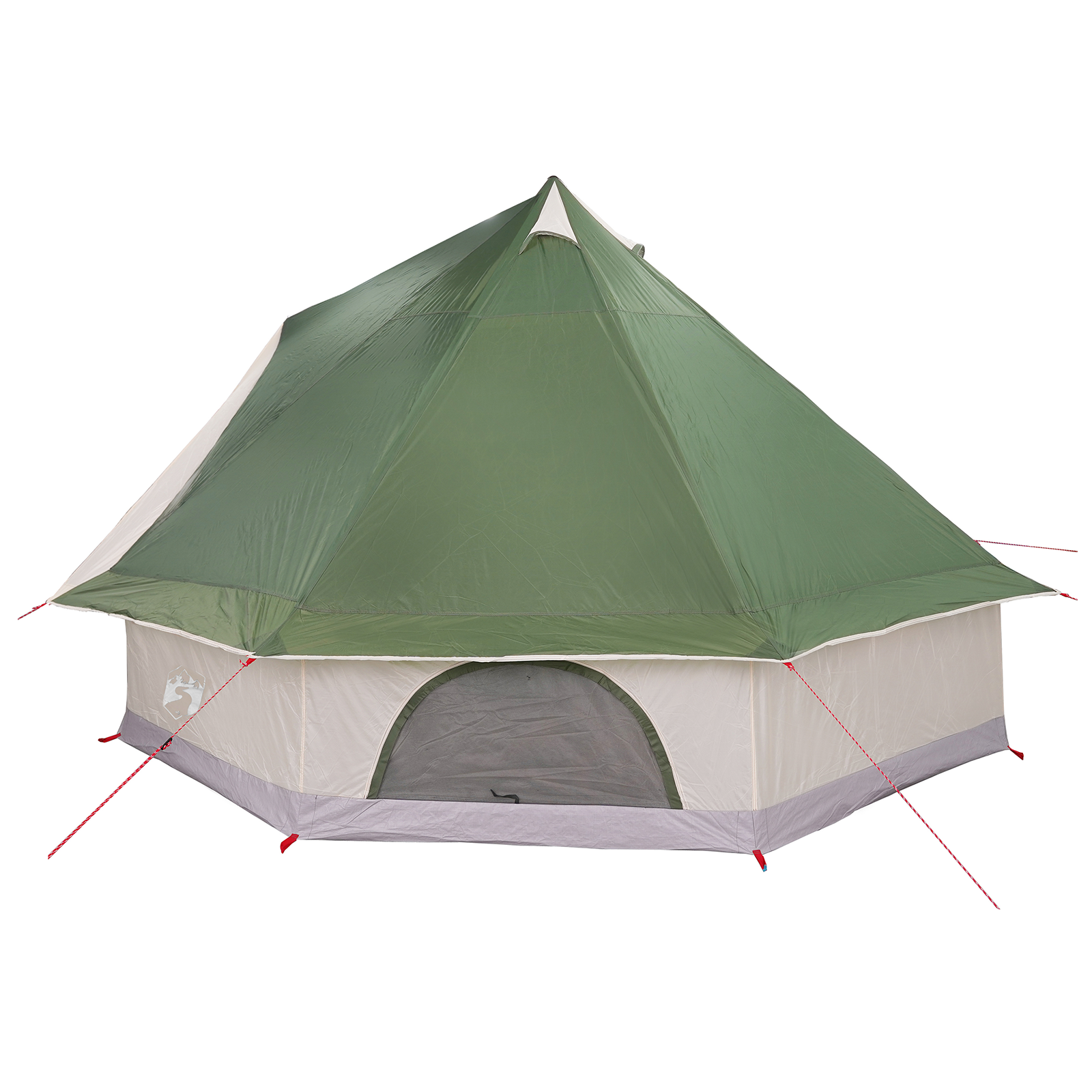 Family Tent Tipi Green 8-Person Waterproof - Image 5
