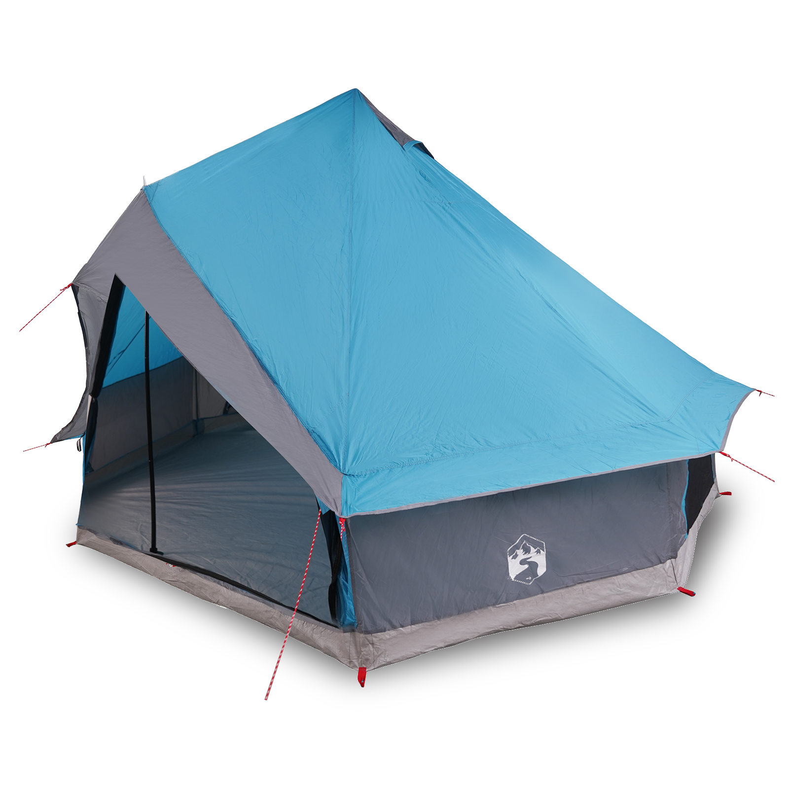 Family Tent Tipi Blue 8-Person Waterproof - Image 3