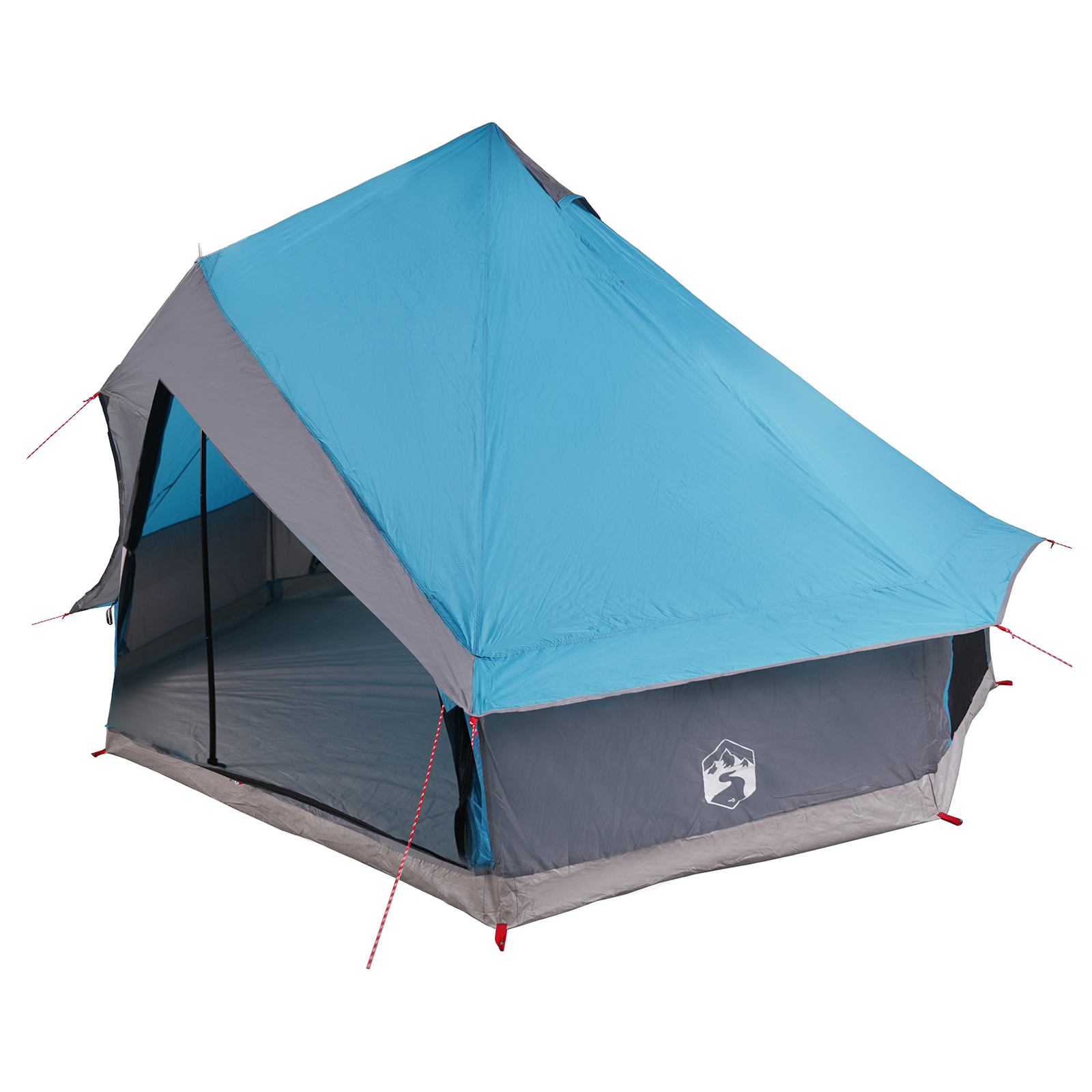 Family Tent Tipi Blue 8-Person Waterproof - Image 2