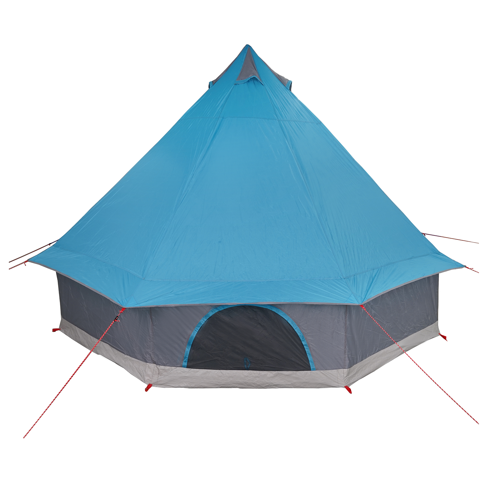 Family Tent Tipi Blue 8-Person Waterproof - Image 6