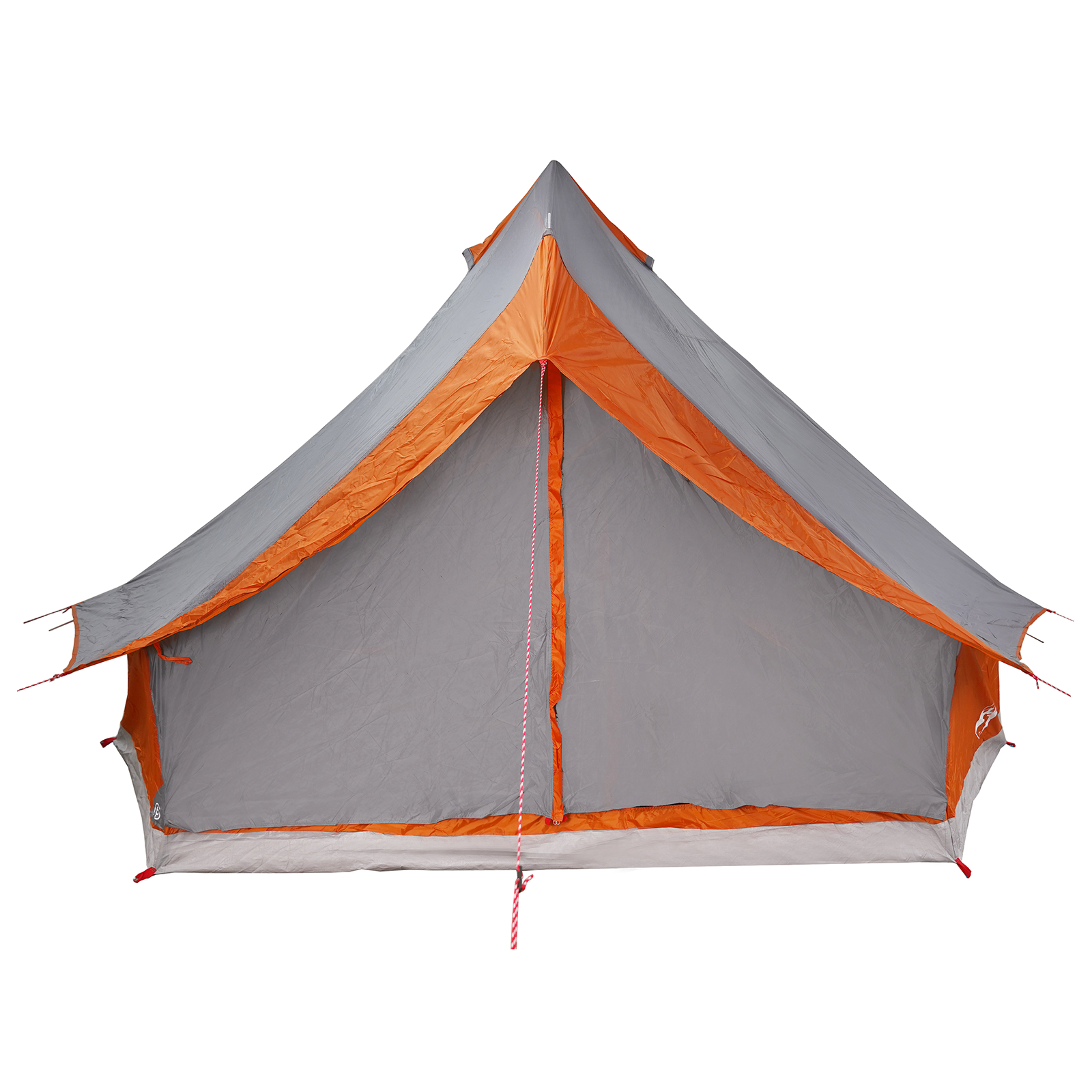Family Tent Tipi Grey and Orange 8-Person Waterproof - Image 11