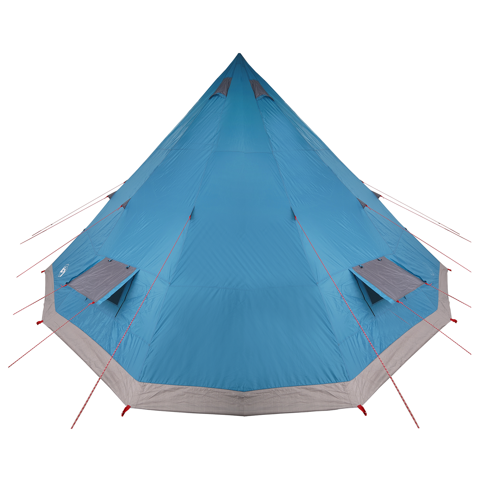 Family Tent Tipi Blue 12-Person Waterproof - Image 5