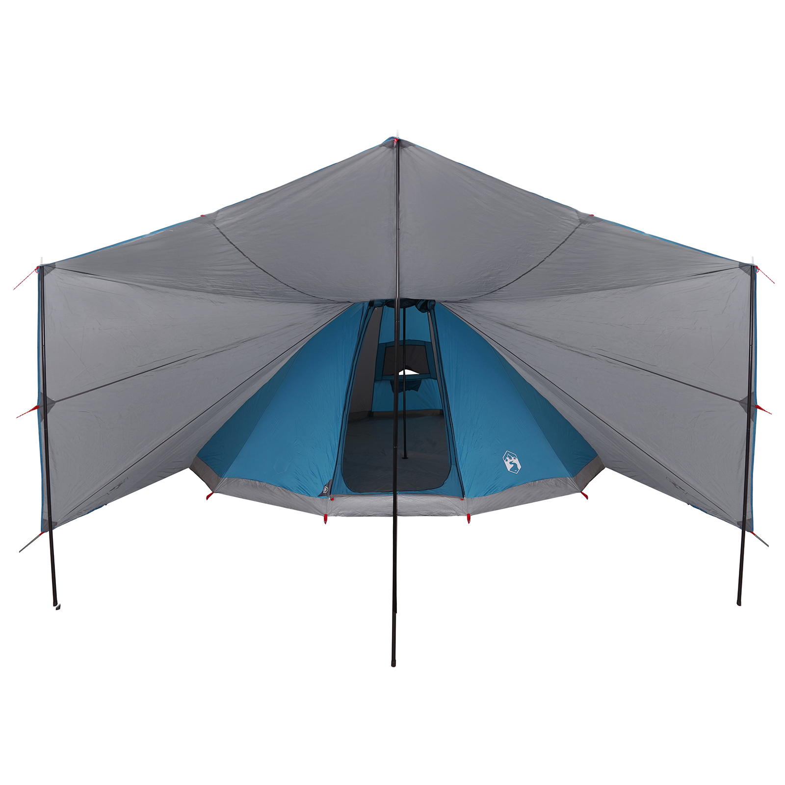 Family Tent Tipi Blue 12-Person Waterproof - Image 4